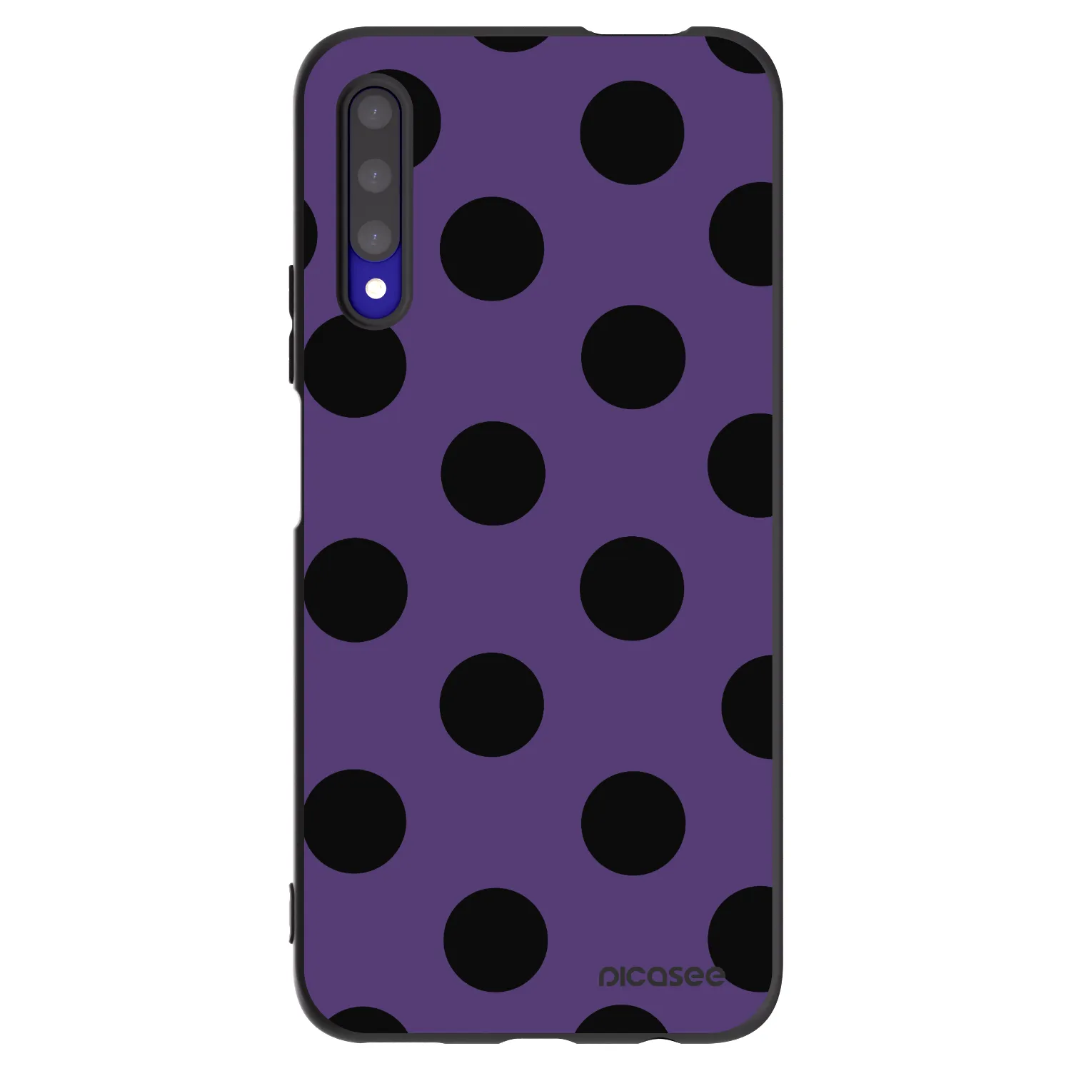 Picasee silikonowe czarne etui na Honor 9X Pro - Big flickers 2