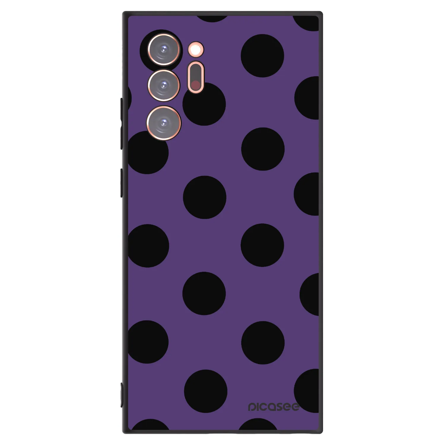 Picasee silikonowe czarne etui na Samsung Galaxy Note 20 Ultra - Big flickers 2