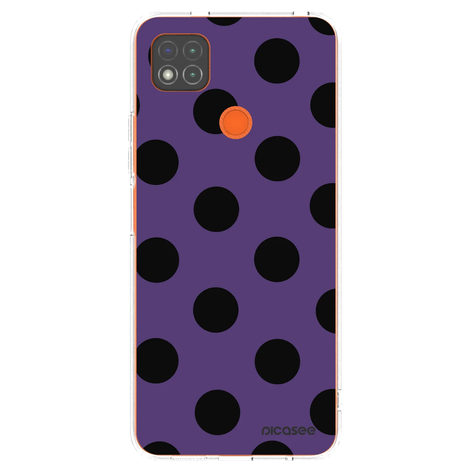 Picasee silikonowe przeźroczyste etui na Xiaomi Redmi 9C - Big flickers 2