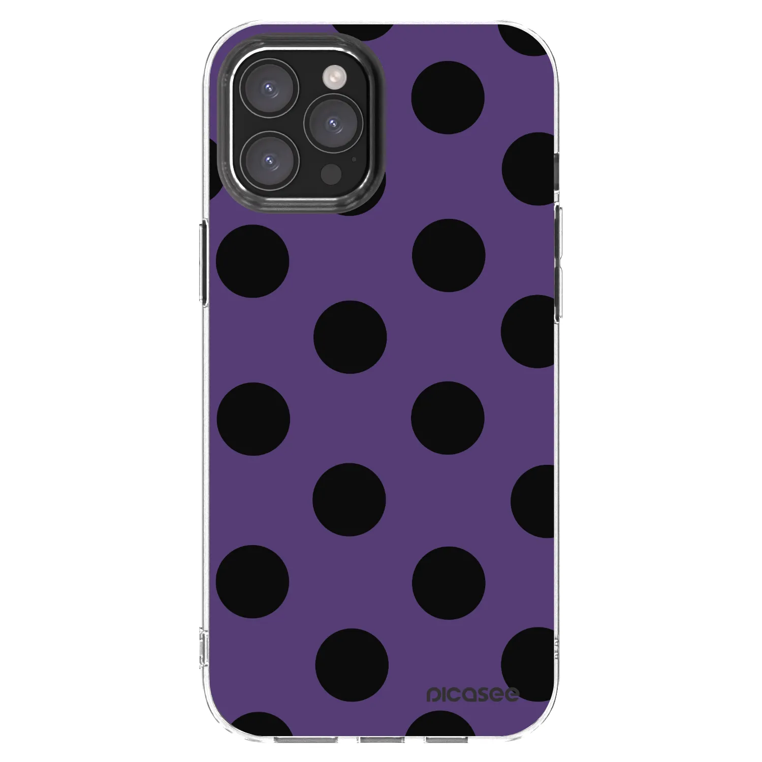 Picasee silikonowe przeźroczyste etui na Apple iPhone 12 Pro Max - Big flickers 2