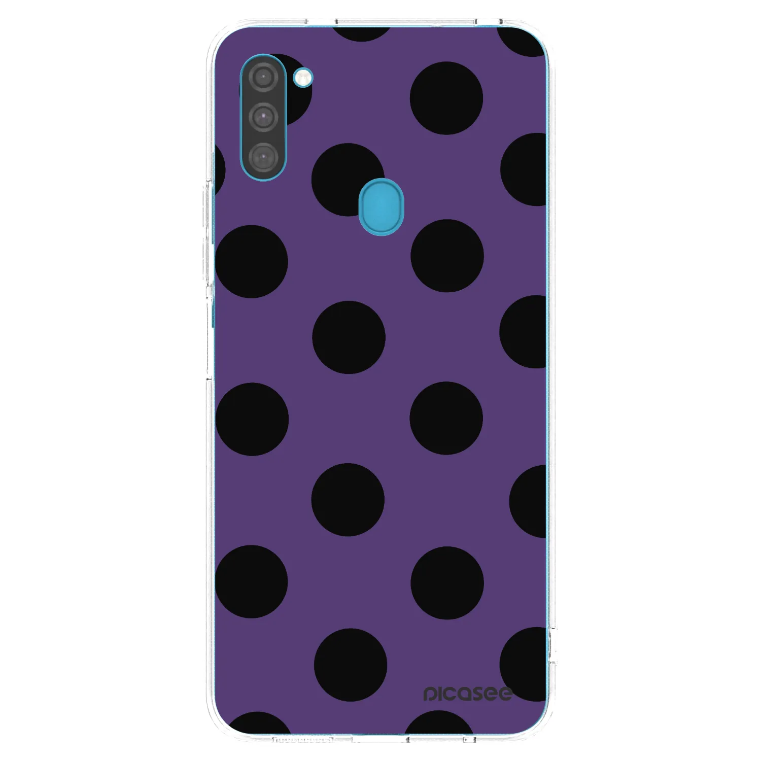 Picasee silikonowe przeźroczyste etui na Samsung Galaxy M11 - Big flickers 2