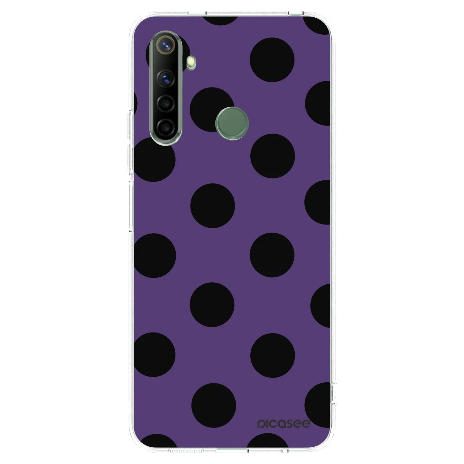 Picasee silikonowe przeźroczyste etui na Realme 6i - Big flickers 2