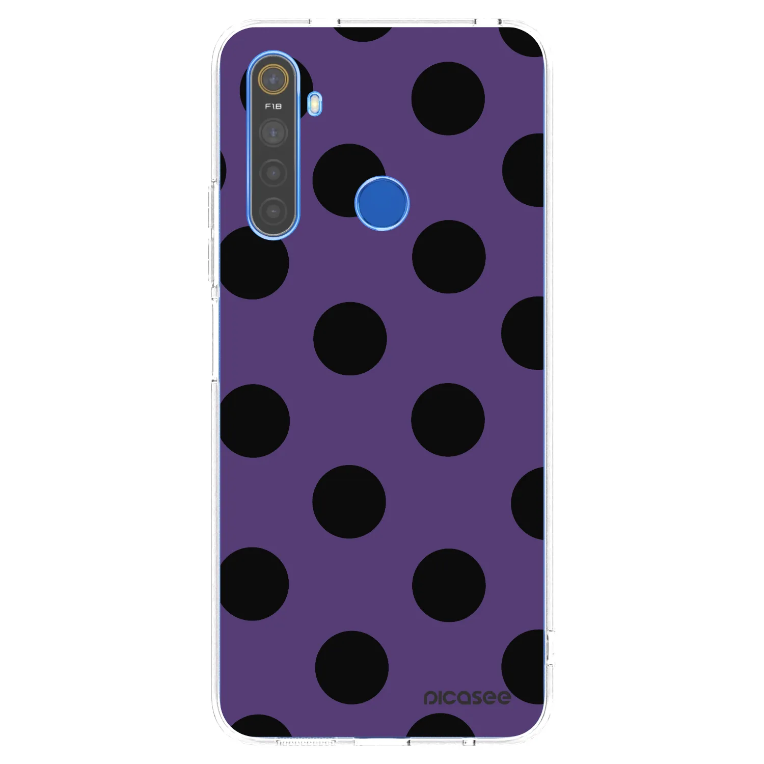 Picasee silikonowe przeźroczyste etui na Realme 5 - Big flickers 2
