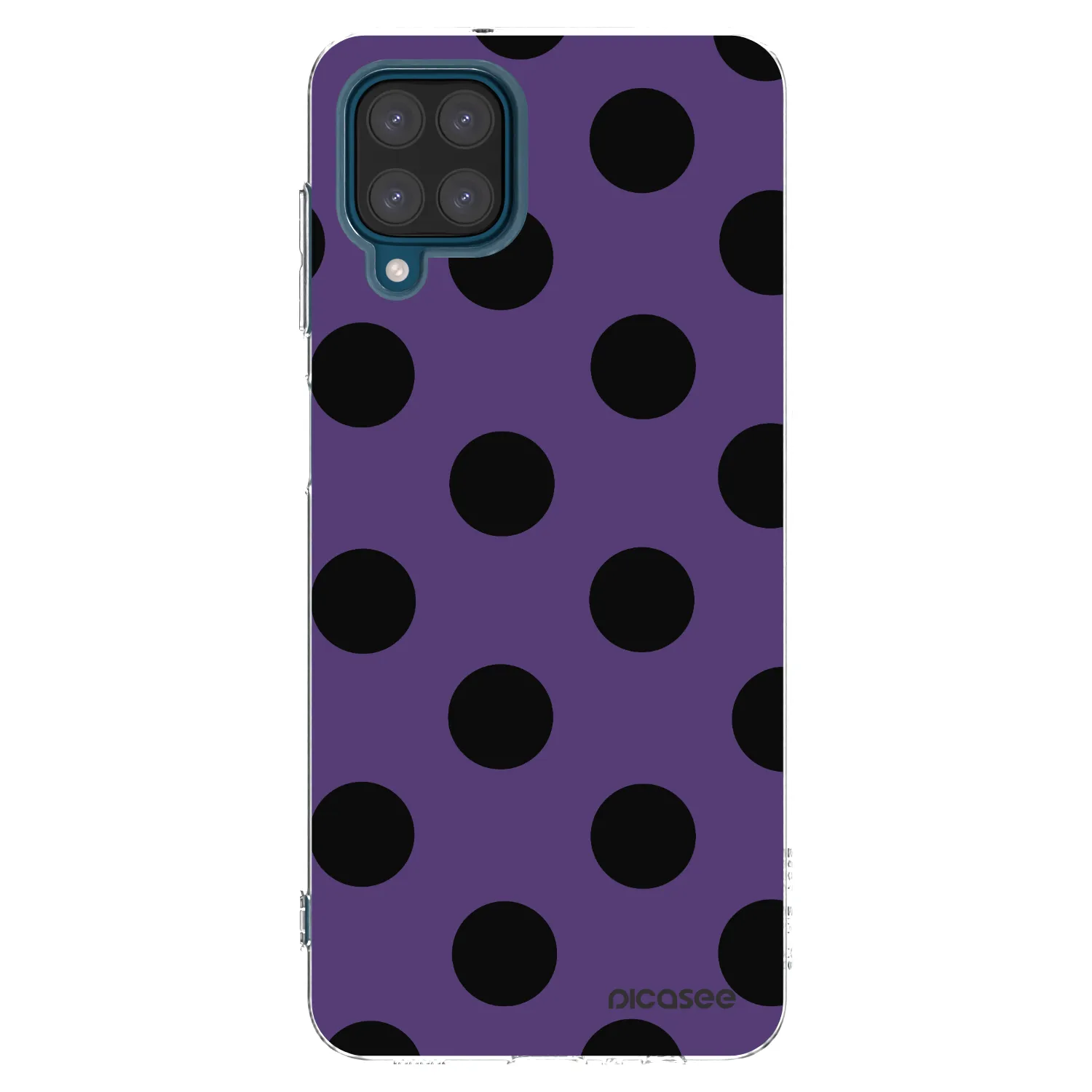 Picasee silikonowe przeźroczyste etui na Samsung Galaxy A12 A125F - Big flickers 2