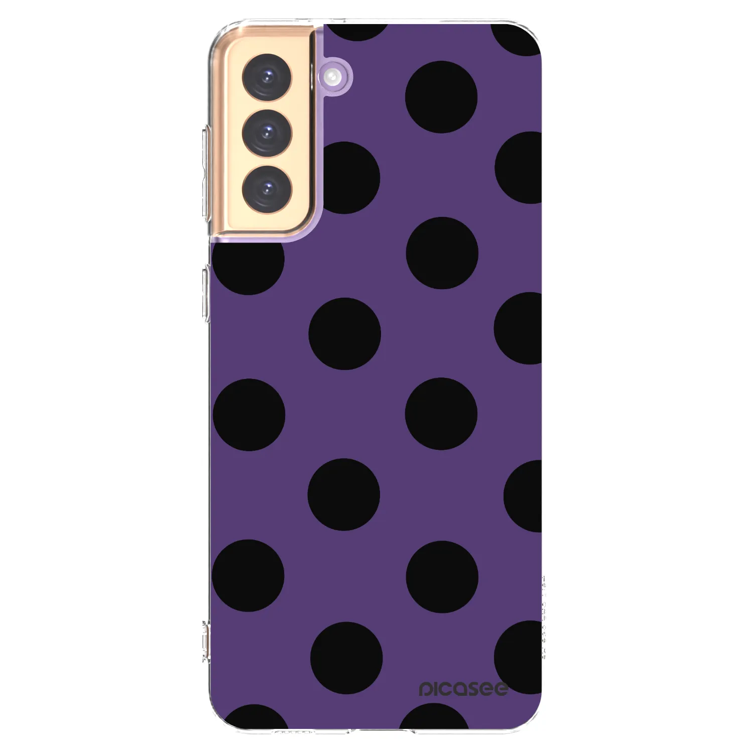 Picasee silikonowe przeźroczyste etui na Samsung Galaxy S21+ 5G G996F - Big flickers 2