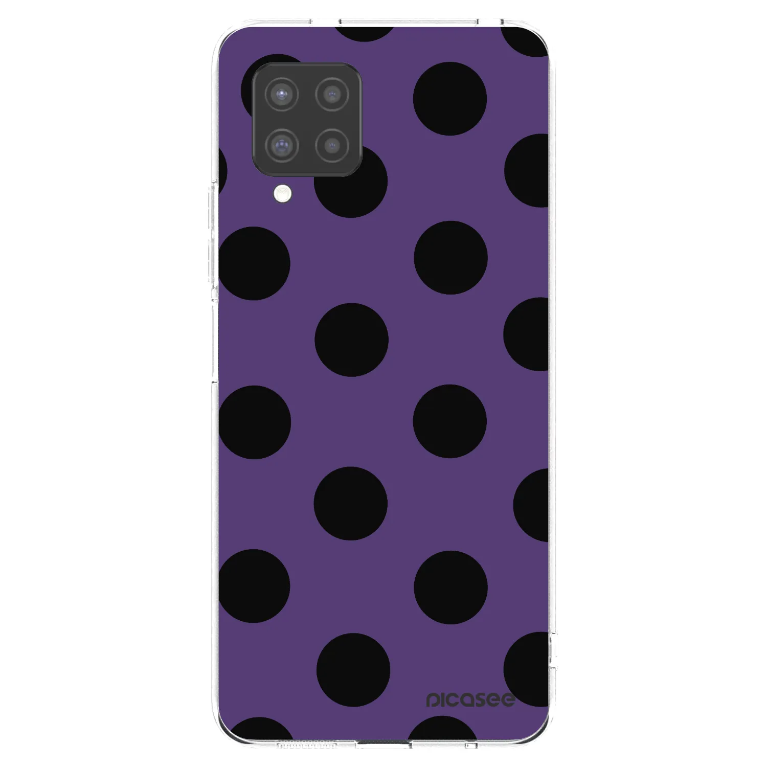 Picasee silikonowe przeźroczyste etui na Samsung Galaxy A42 A426B - Big flickers 2