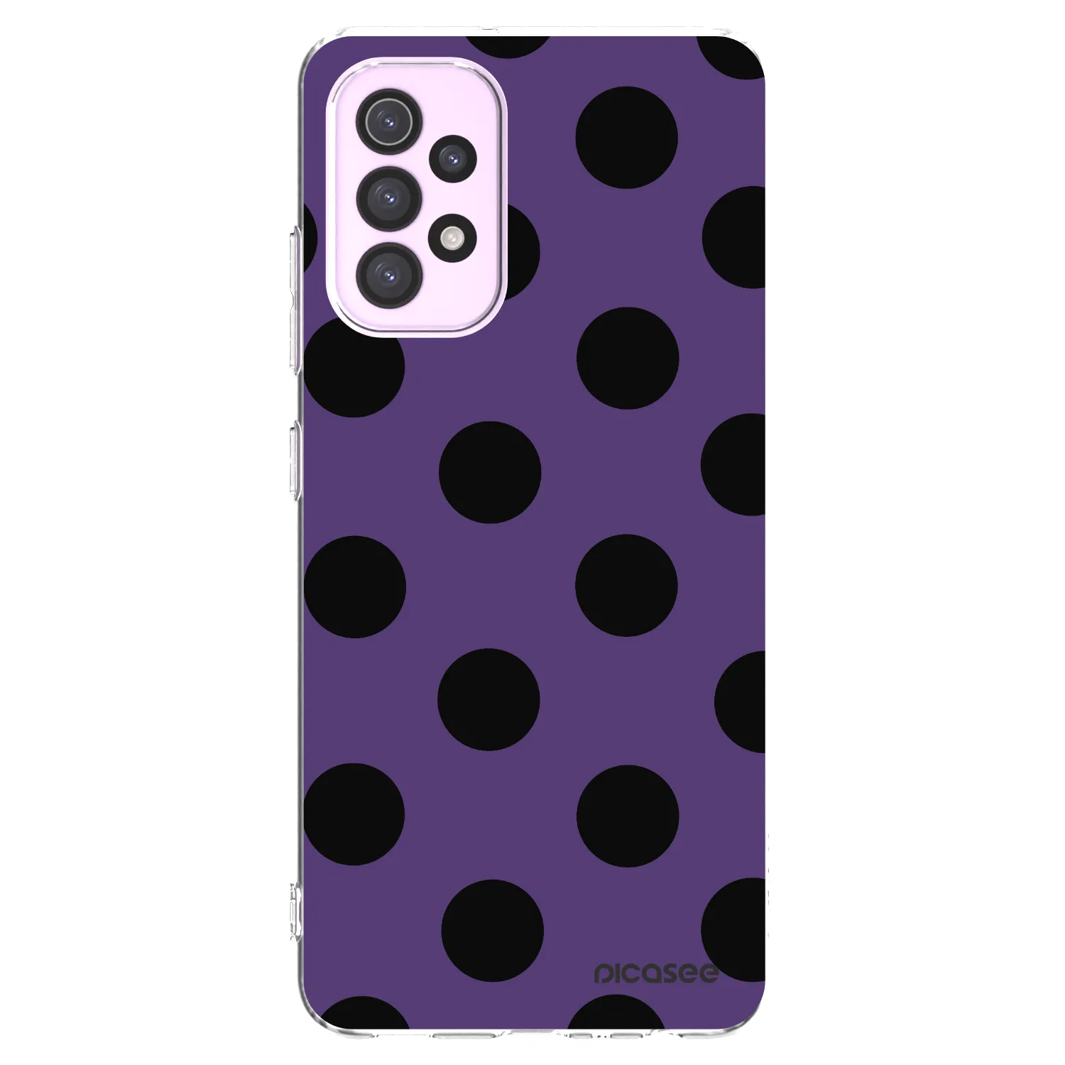 Picasee silikonowe przeźroczyste etui na Samsung Galaxy A32 5G A326B - Big flickers 2