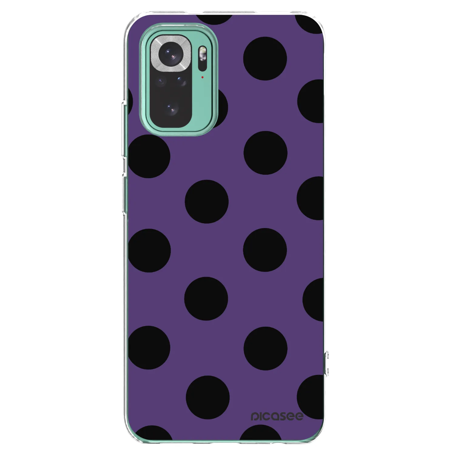 Picasee silikonowe przeźroczyste etui na Xiaomi Redmi Note 10 Pro - Big flickers 2
