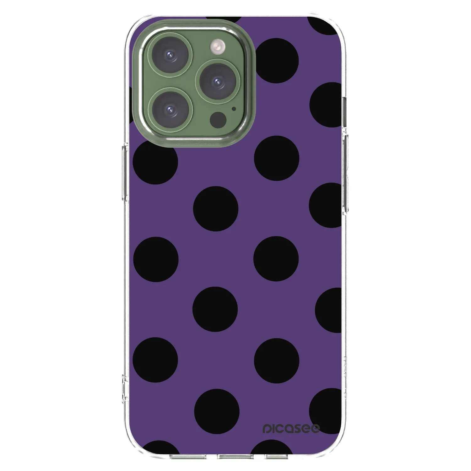 Picasee silikonowe przeźroczyste etui na Apple iPhone 13 Pro - Big flickers 2