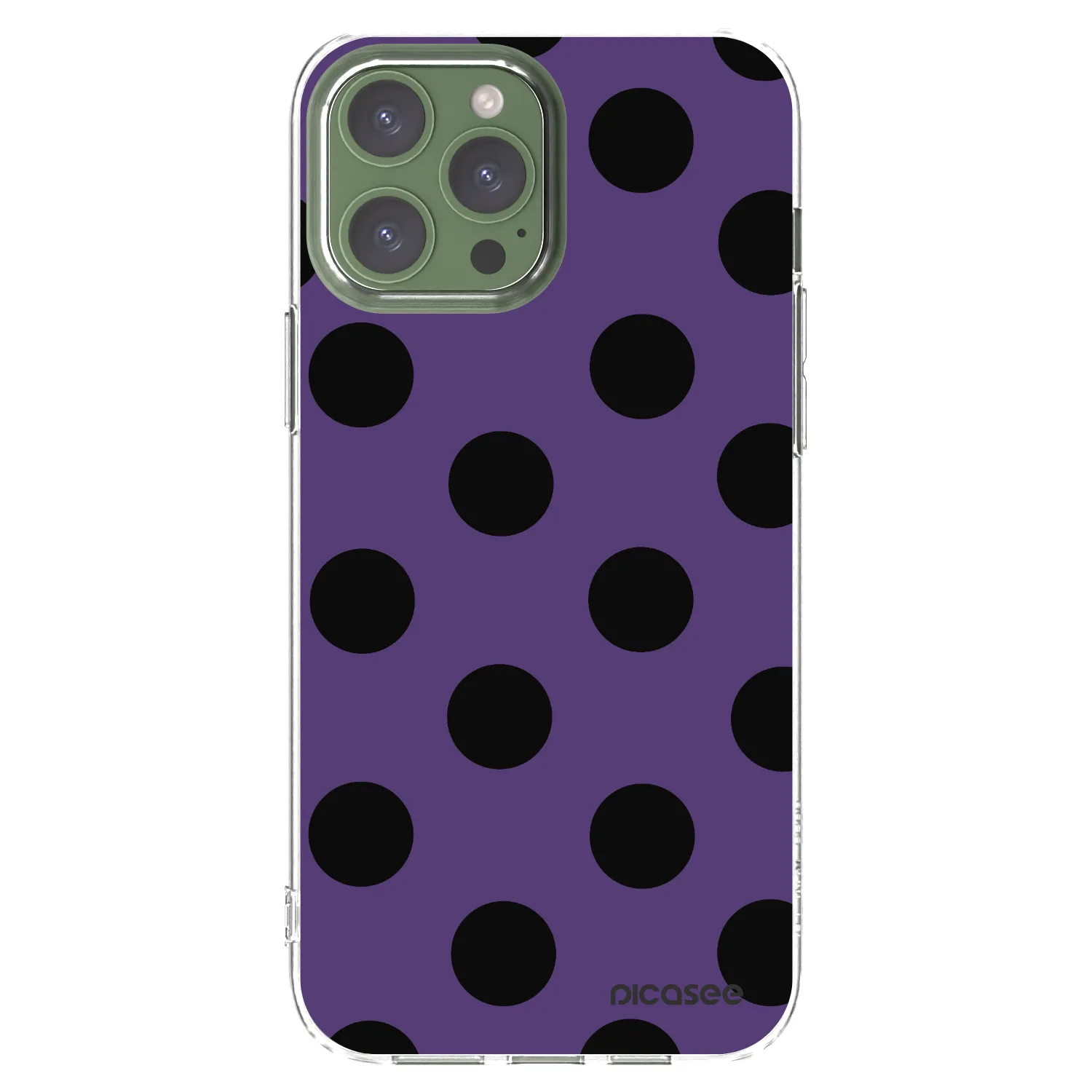 Picasee silikonowe przeźroczyste etui na Apple iPhone 13 Pro Max - Big flickers 2