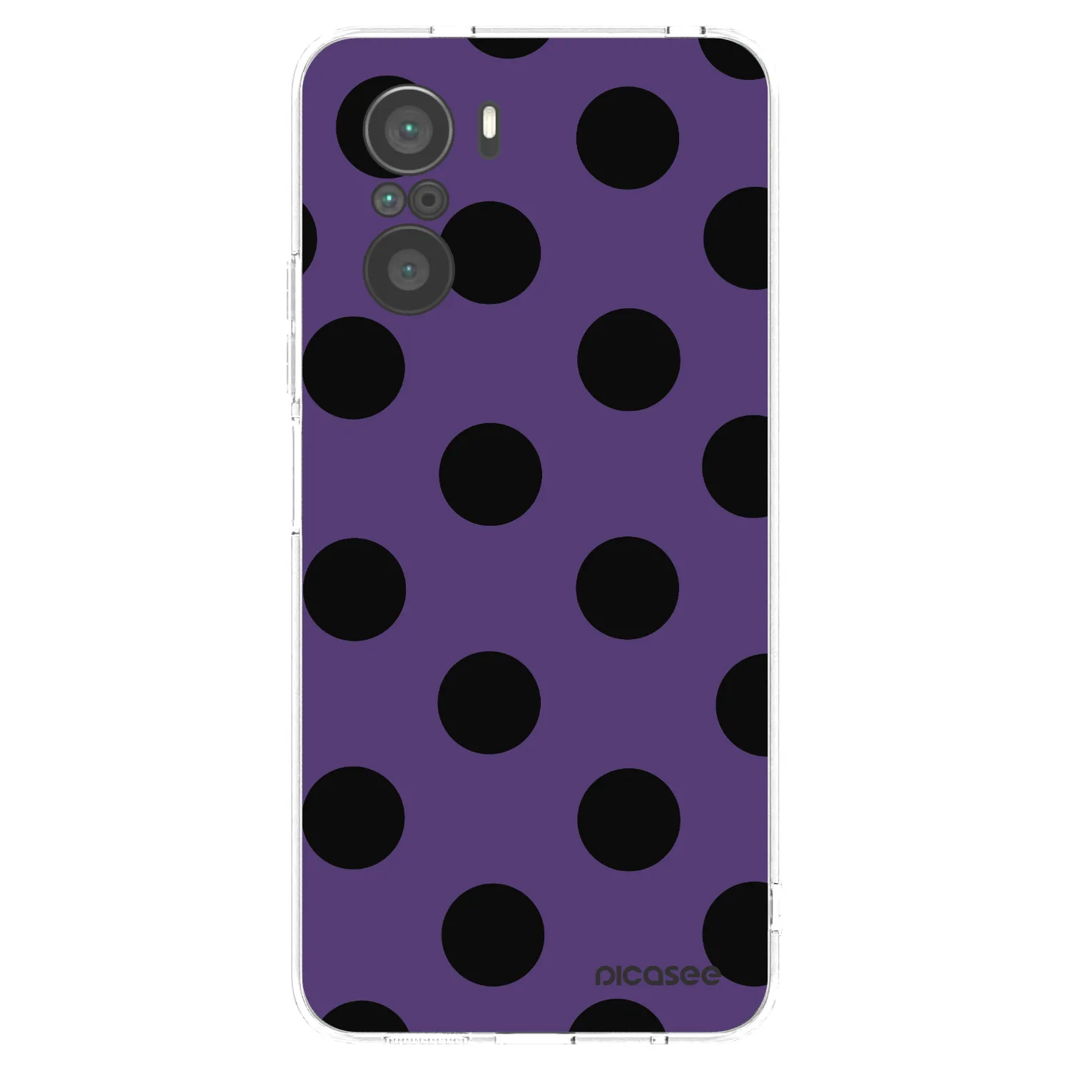 Picasee silikonowe przeźroczyste etui na Xiaomi Poco F3 - Big flickers 2