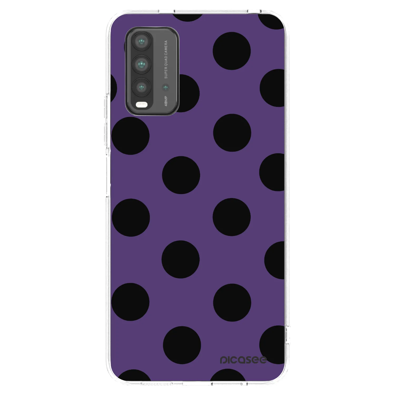 Picasee silikonowe przeźroczyste etui na Xiaomi Redmi 9T - Big flickers 2