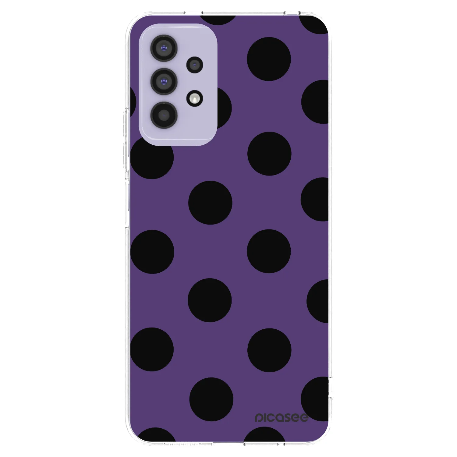 Picasee silikonowe przeźroczyste etui na Samsung Galaxy A32 4G SM-A325F - Big flickers 2