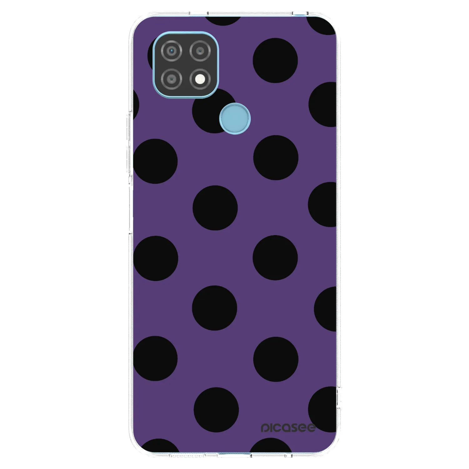 Picasee silikonowe przeźroczyste etui na Realme C21 - Big flickers 2