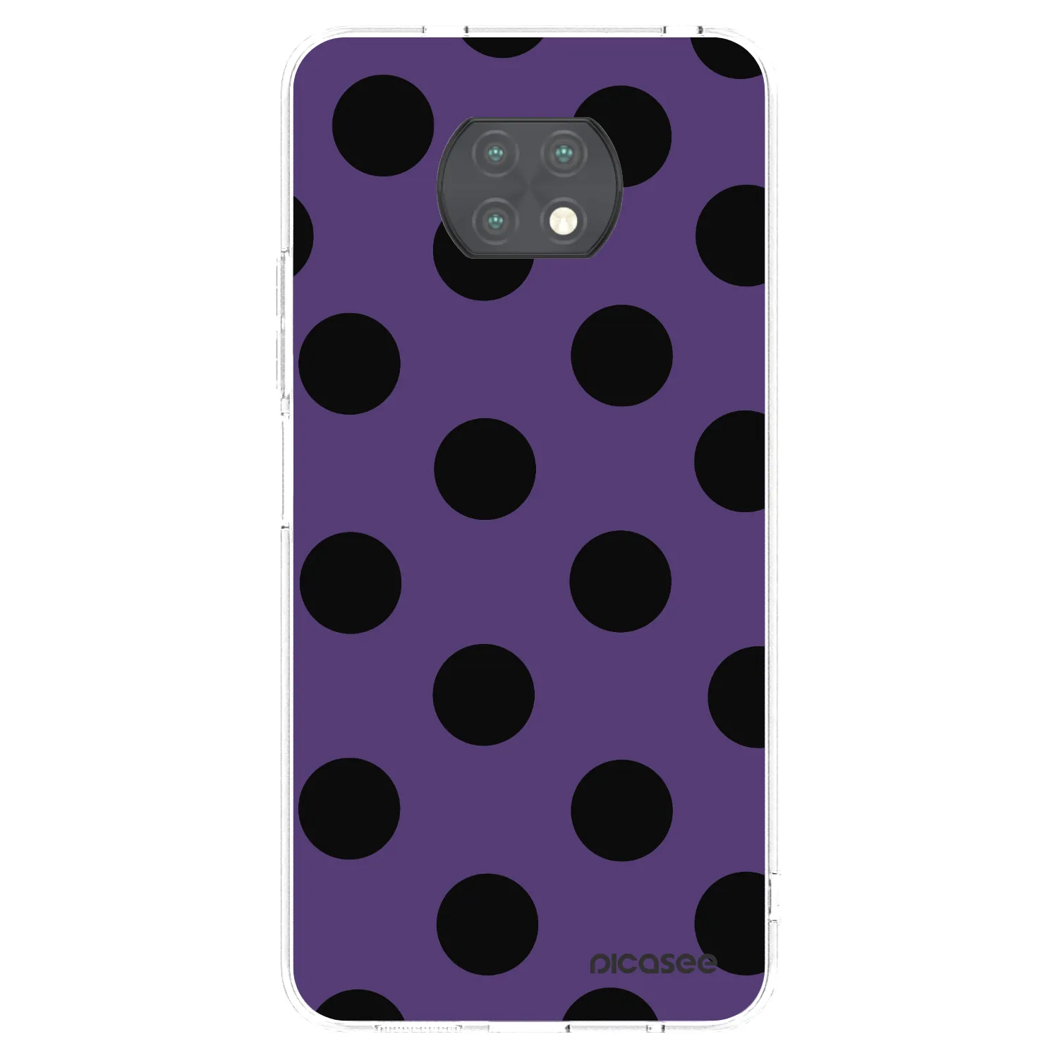 Picasee silikonowe przeźroczyste etui na Xiaomi Redmi Note 9T - Big flickers 2