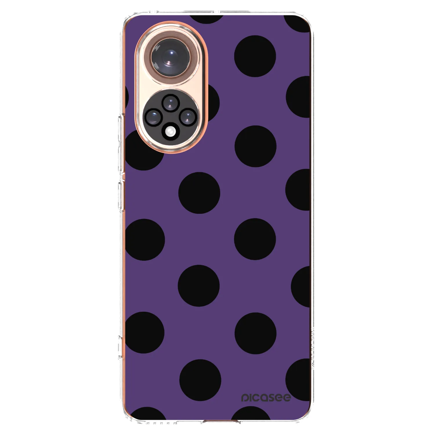 Picasee silikonowe przeźroczyste etui na Honor 50 5G - Big flickers 2