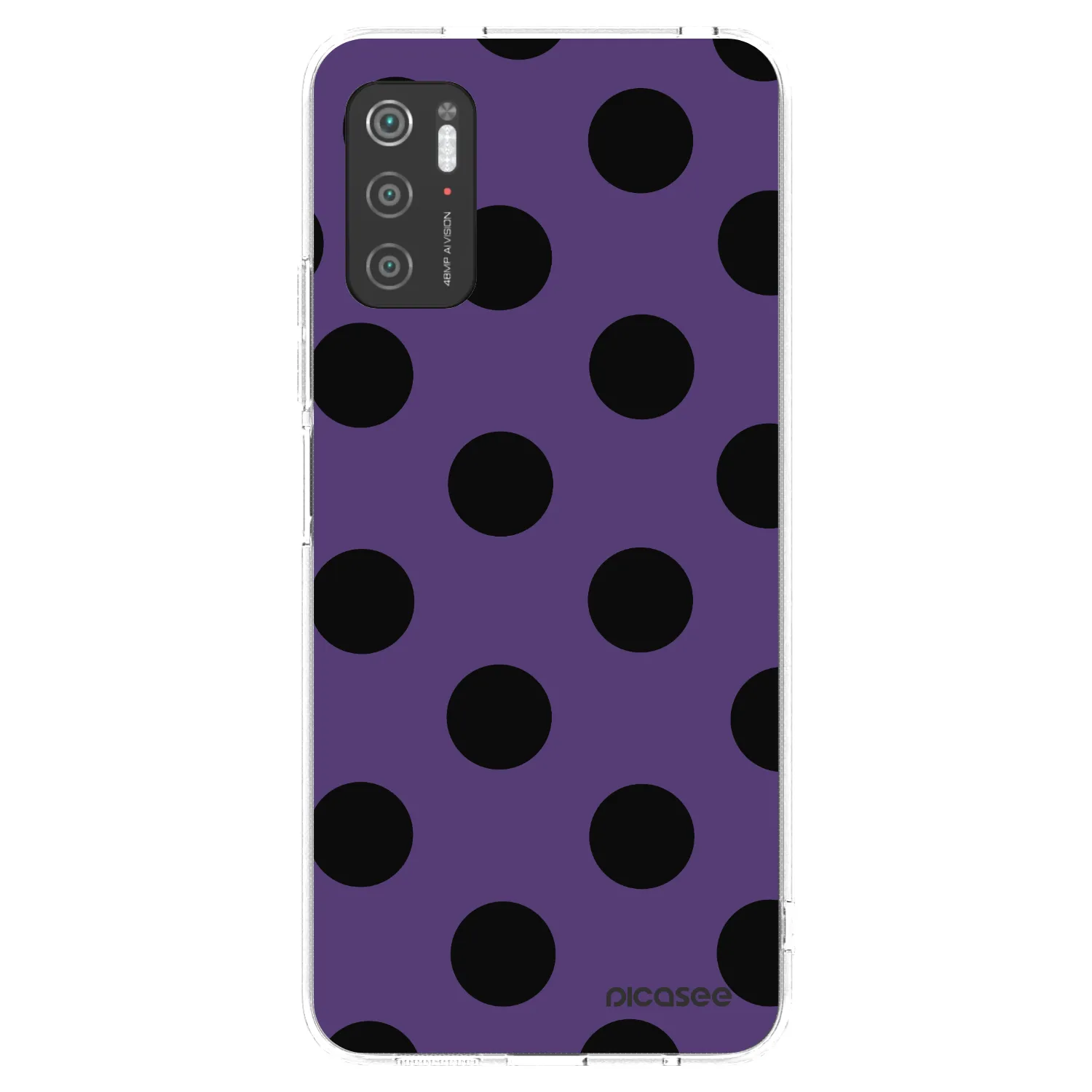 Picasee silikonowe przeźroczyste etui na Xiaomi Poco M3 Pro 5G - Big flickers 2
