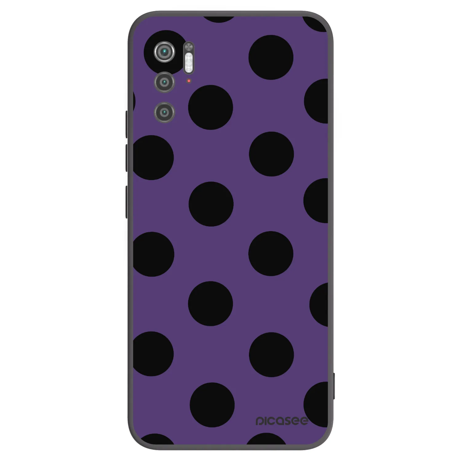 Picasee silikonowe czarne etui na Xiaomi Poco M3 Pro 5G - Big flickers 2