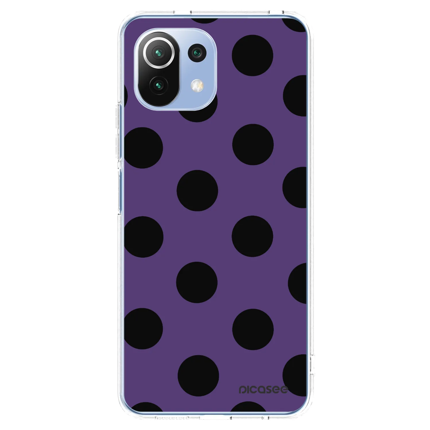 Picasee silikonowe przeźroczyste etui na Xiaomi 11 Lite 5G NE - Big flickers 2
