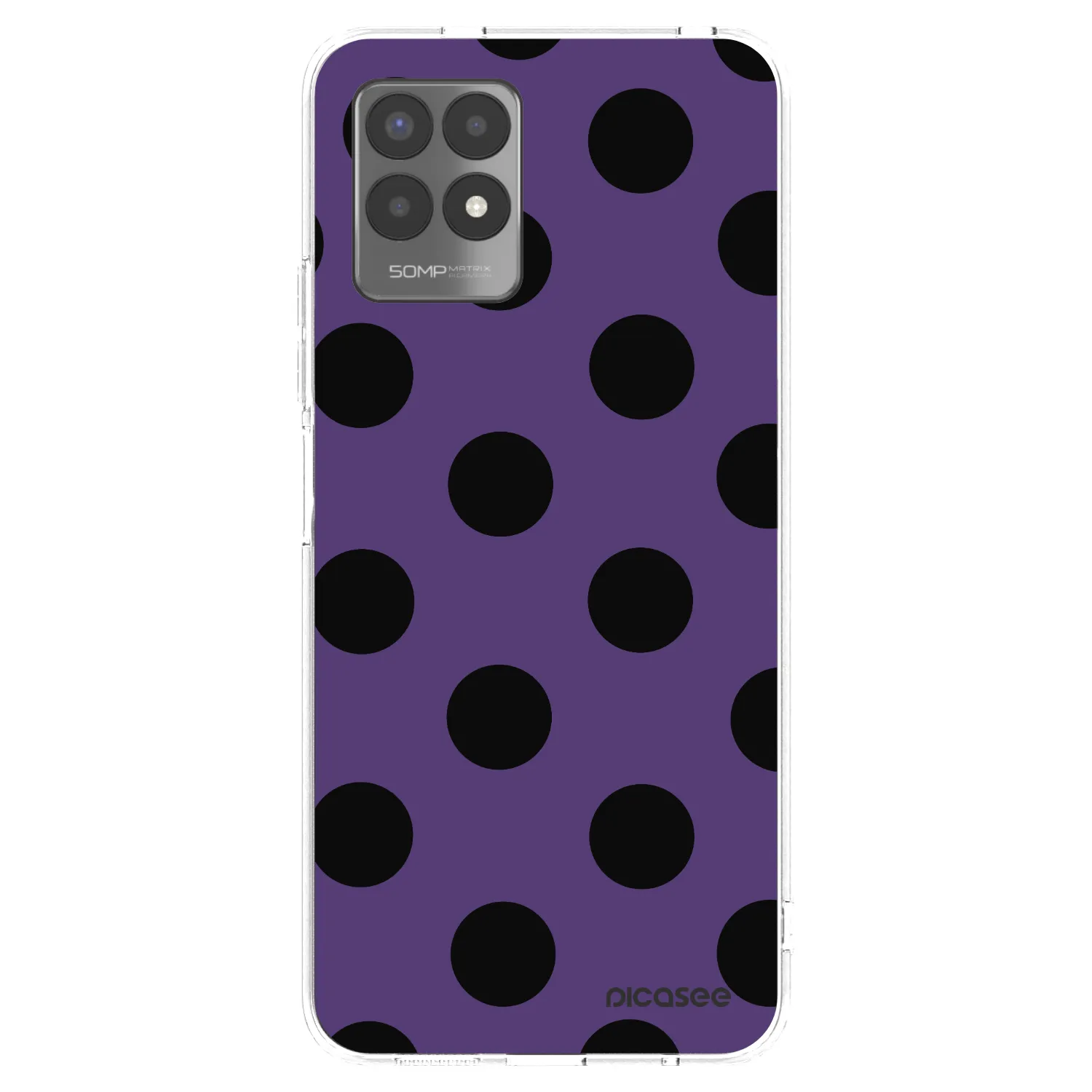Picasee silikonowe przeźroczyste etui na Realme 8i - Big flickers 2