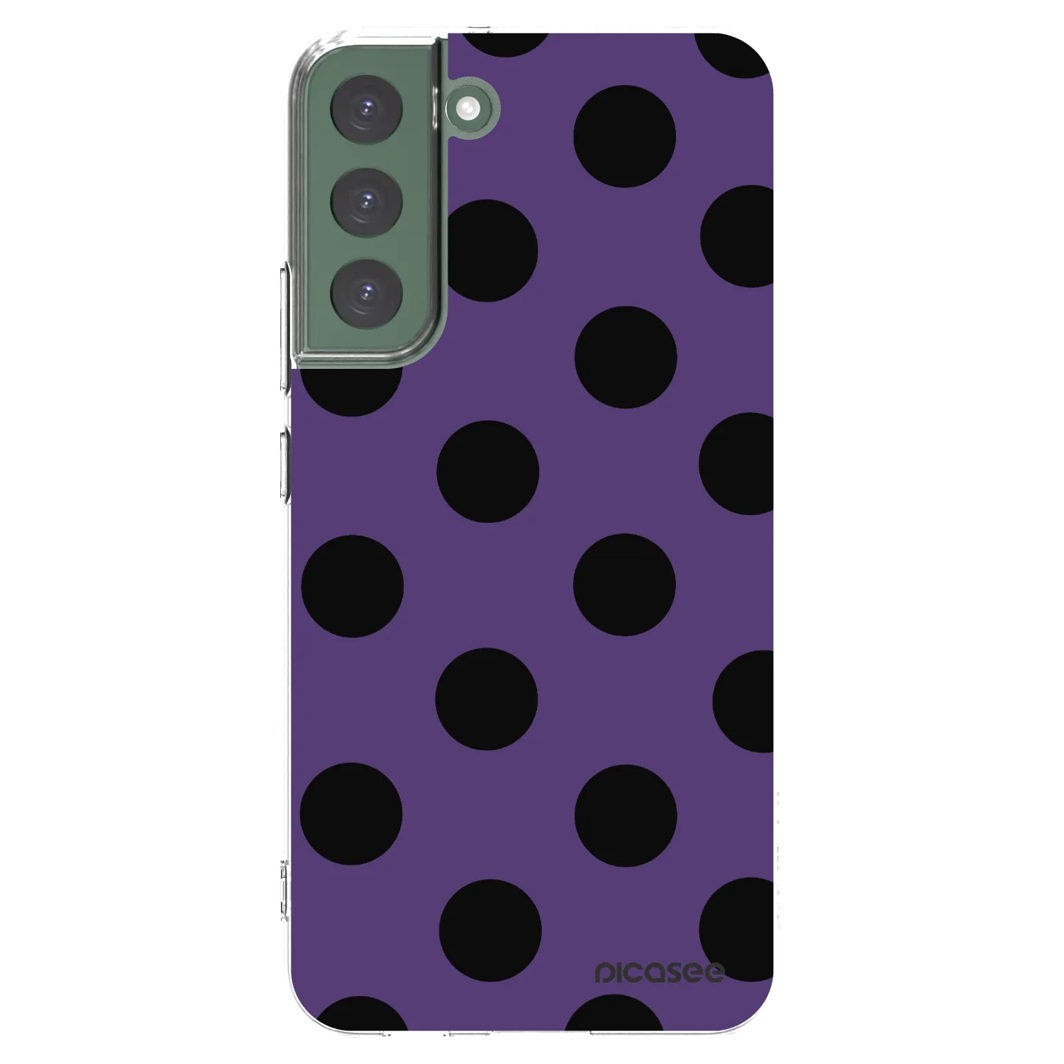 Picasee silikonowe przeźroczyste etui na Samsung Galaxy S22+ 5G - Big flickers 2