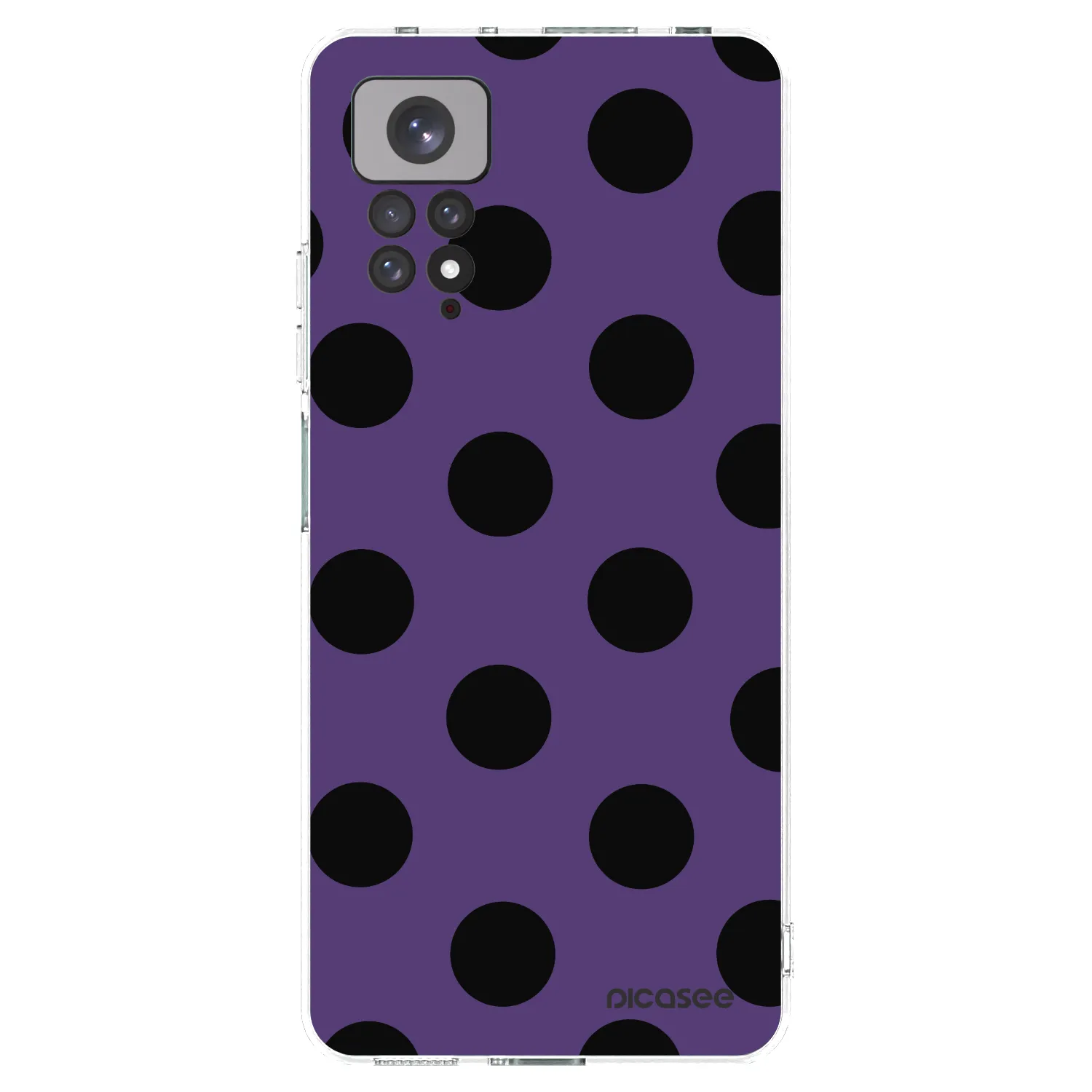 Picasee silikonowe przeźroczyste etui na Xiaomi Redmi Note 11S 4G - Big flickers 2