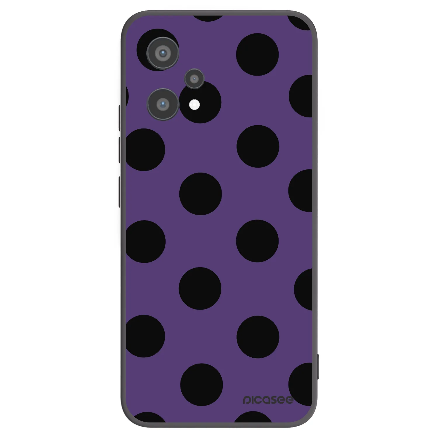 Picasee silikonowe czarne etui na Realme 9 Pro 5G - Big flickers 2