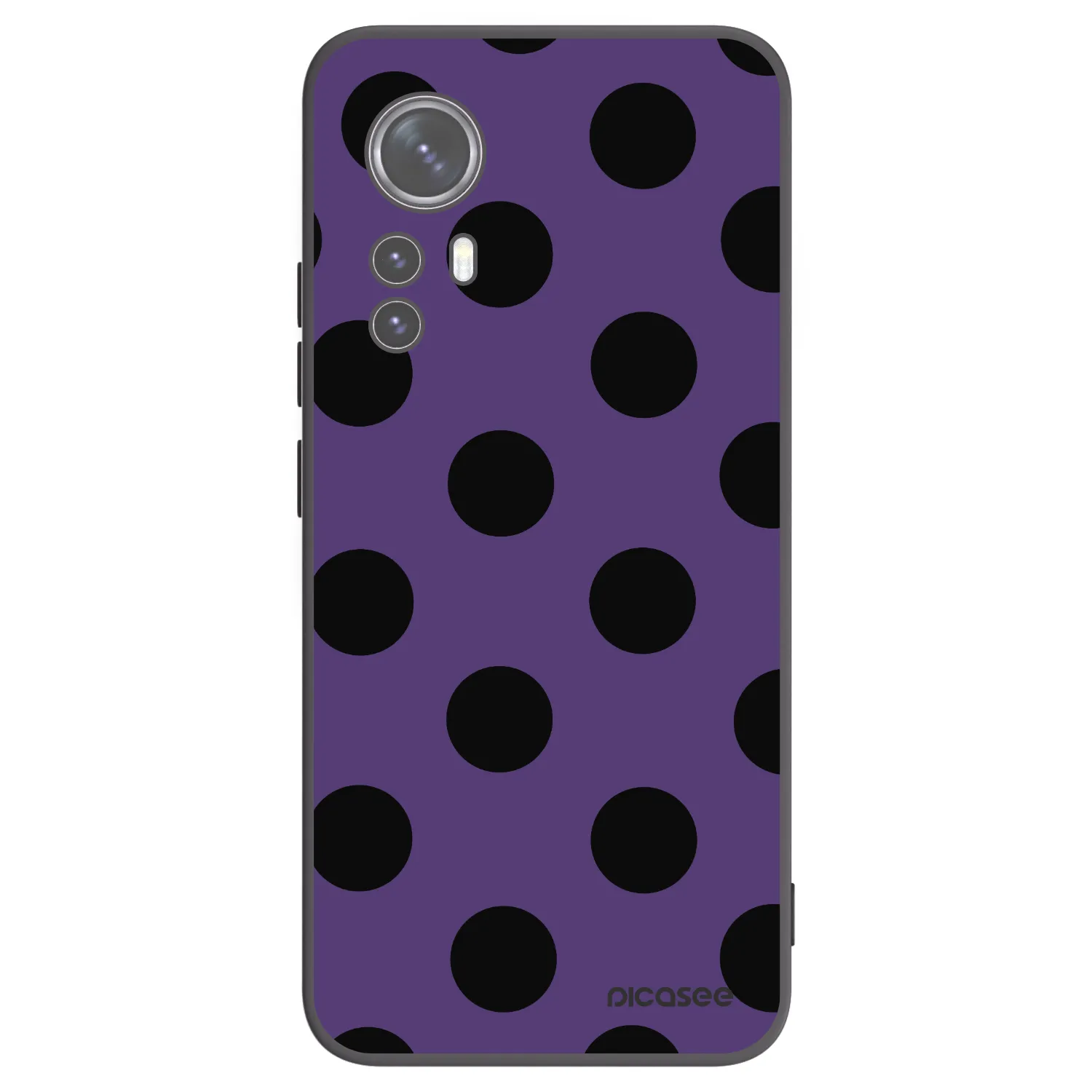 Picasee silikonowe czarne etui na Xiaomi 12 - Big flickers 2