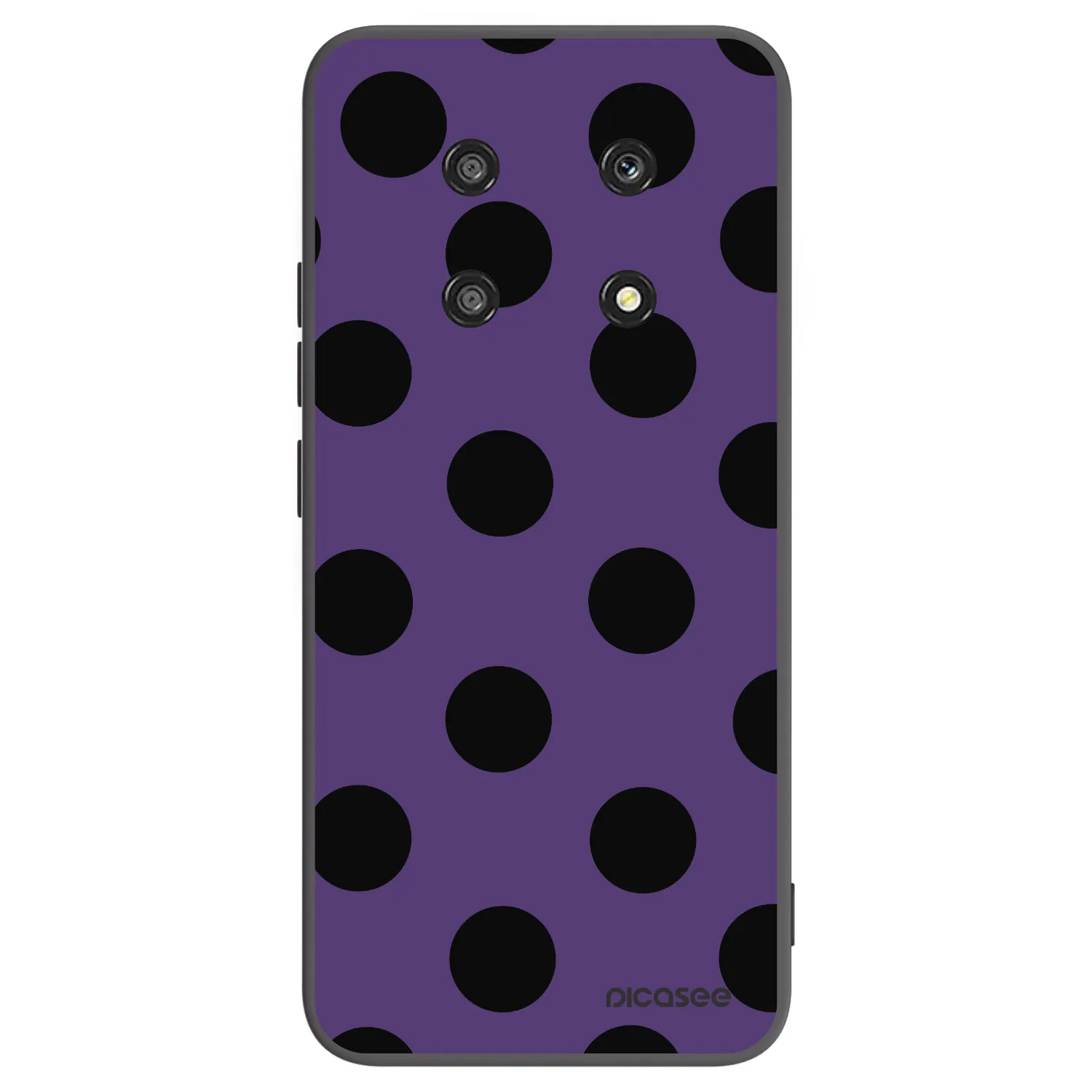 Picasee silikonowe czarne etui na Honor Magic4 Lite 5G - Big flickers 2