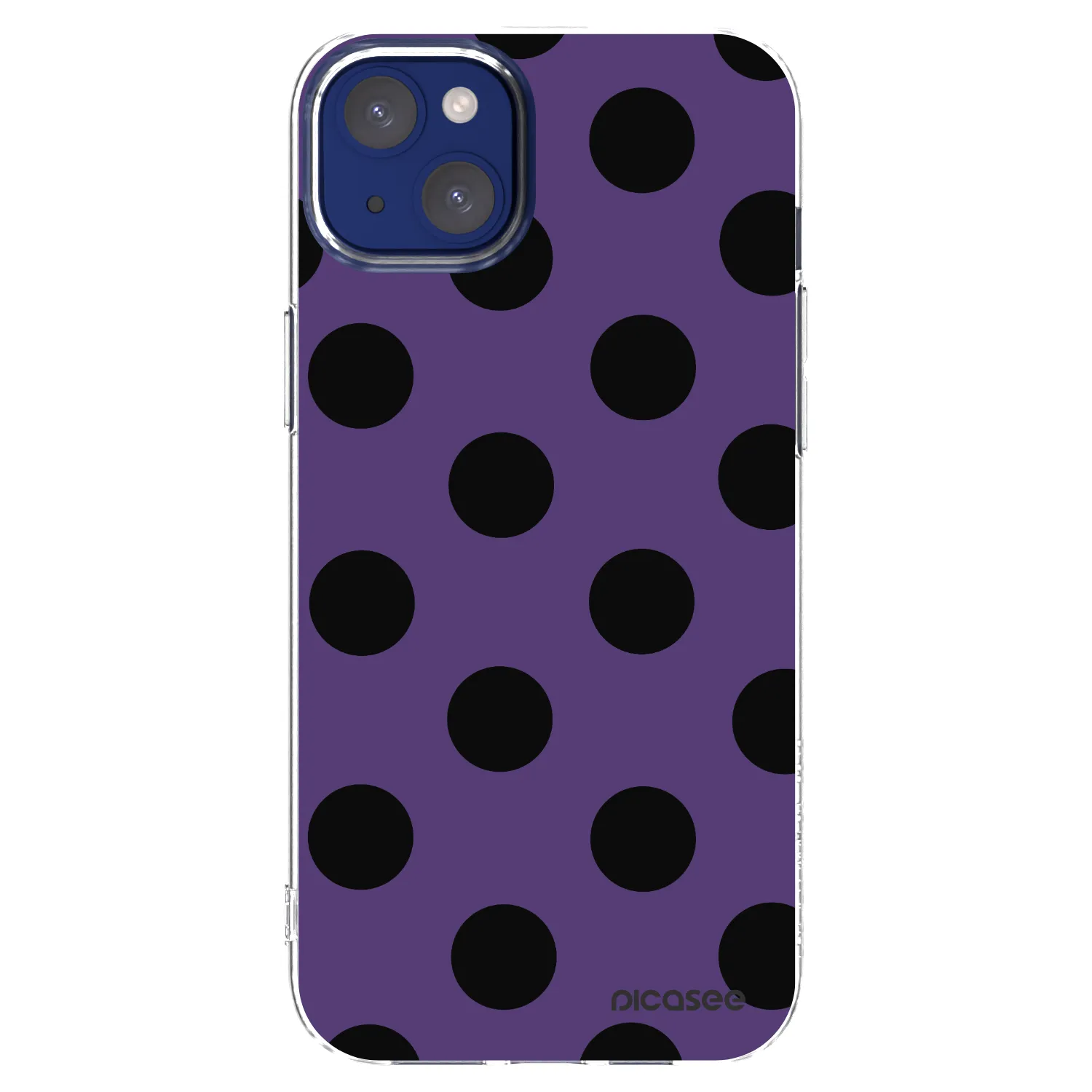 Picasee silikonowe przeźroczyste etui na Apple iPhone 14 Plus - Big flickers 2