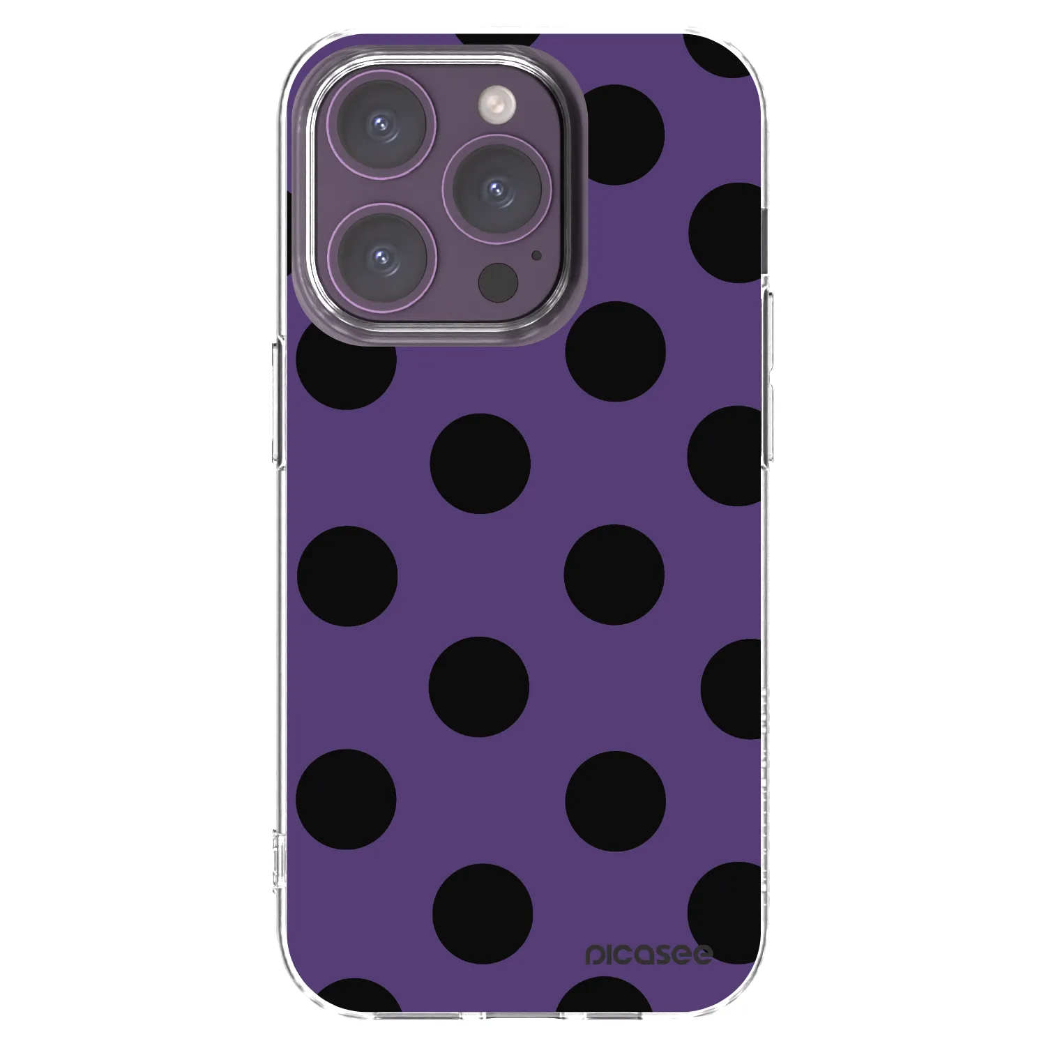 Picasee silikonowe przeźroczyste etui na Apple iPhone 14 Pro - Big flickers 2