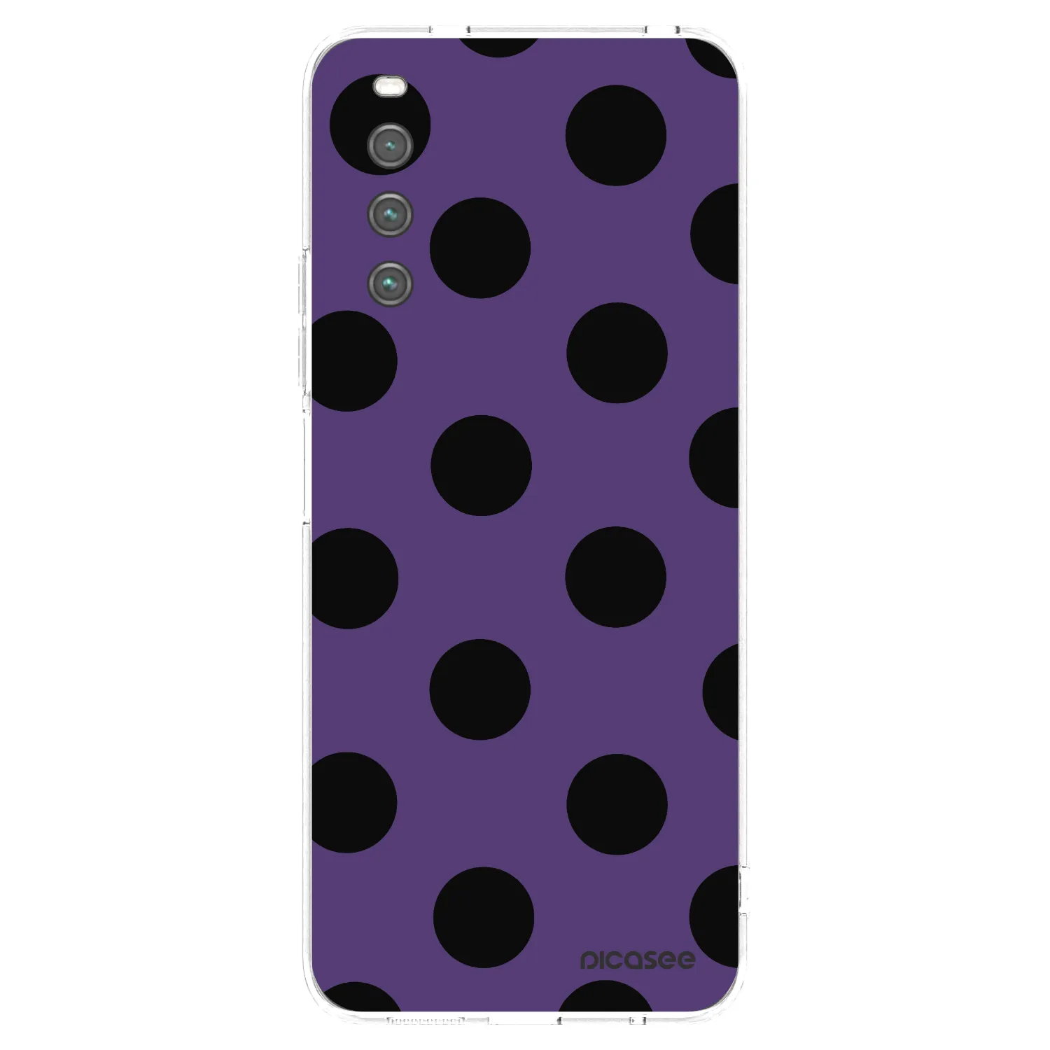 Picasee silikonowe przeźroczyste etui na Sony Xperia 10 IV 5G - Big flickers 2