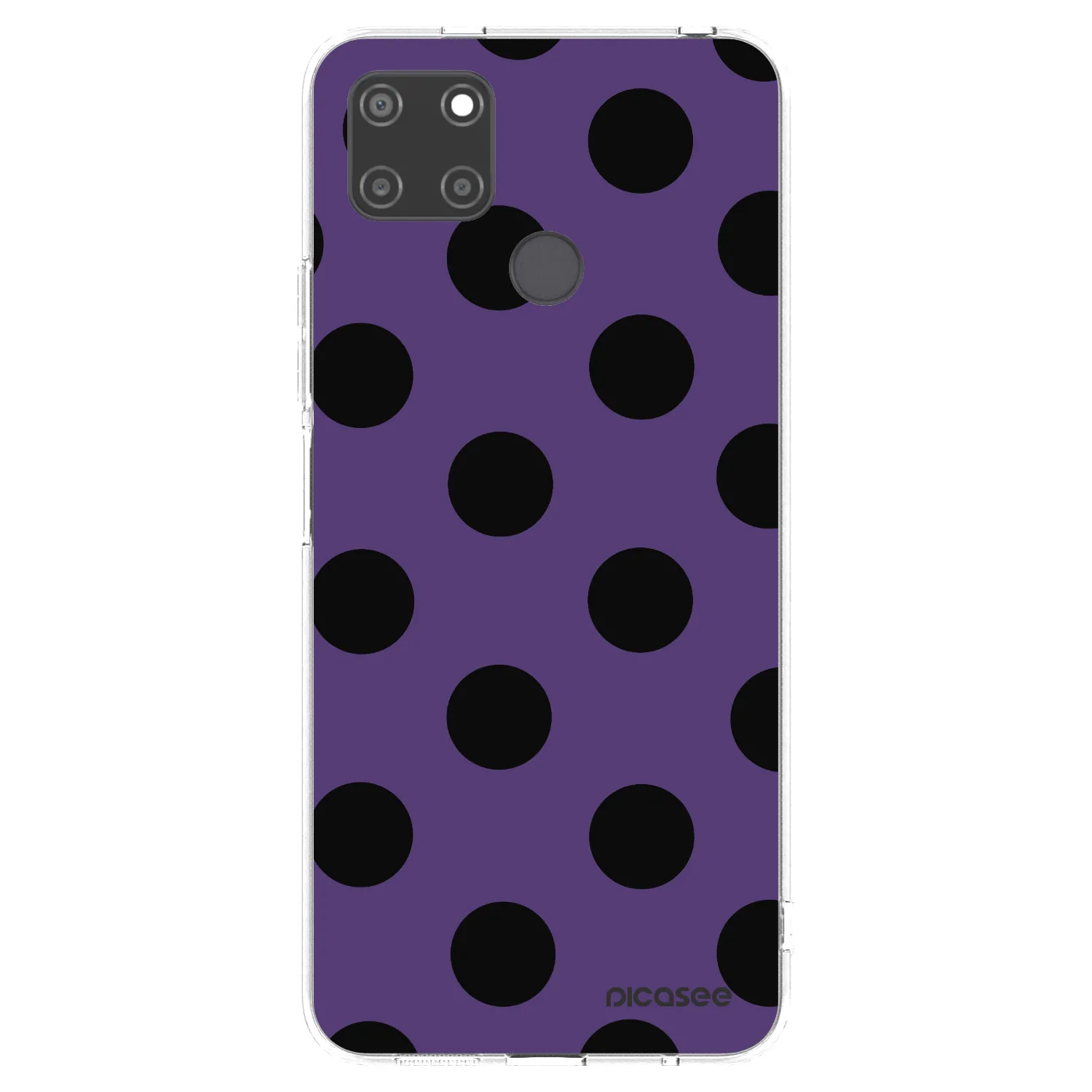 Picasee silikonowe przeźroczyste etui na Realme C21Y - Big flickers 2