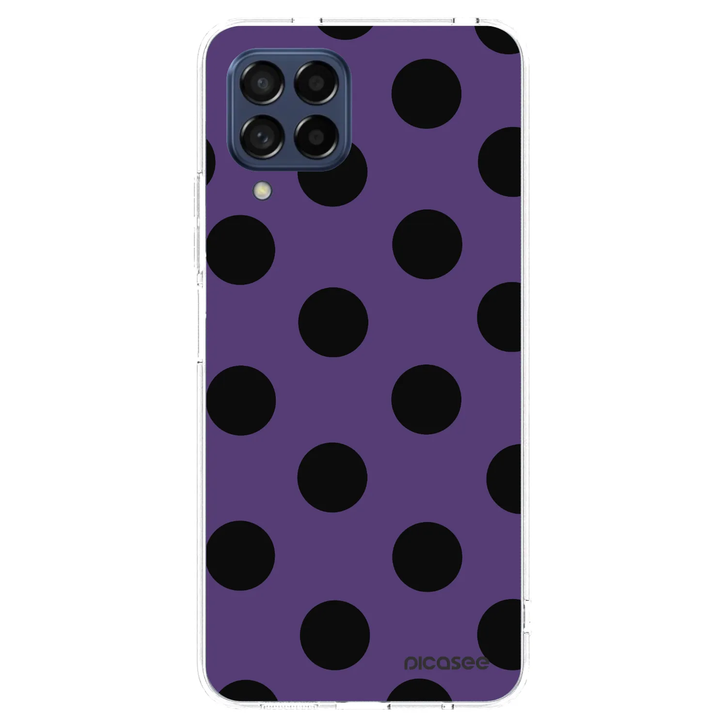Picasee silikonowe przeźroczyste etui na Samsung Galaxy M53 5G - Big flickers 2