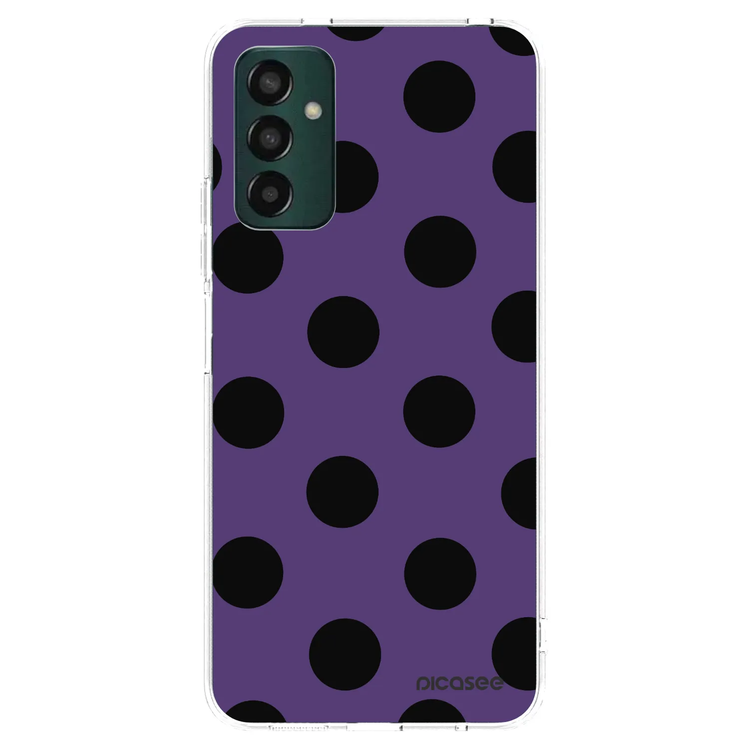 Picasee silikonowe przeźroczyste etui na Samsung Galaxy M13 M135F - Big flickers 2