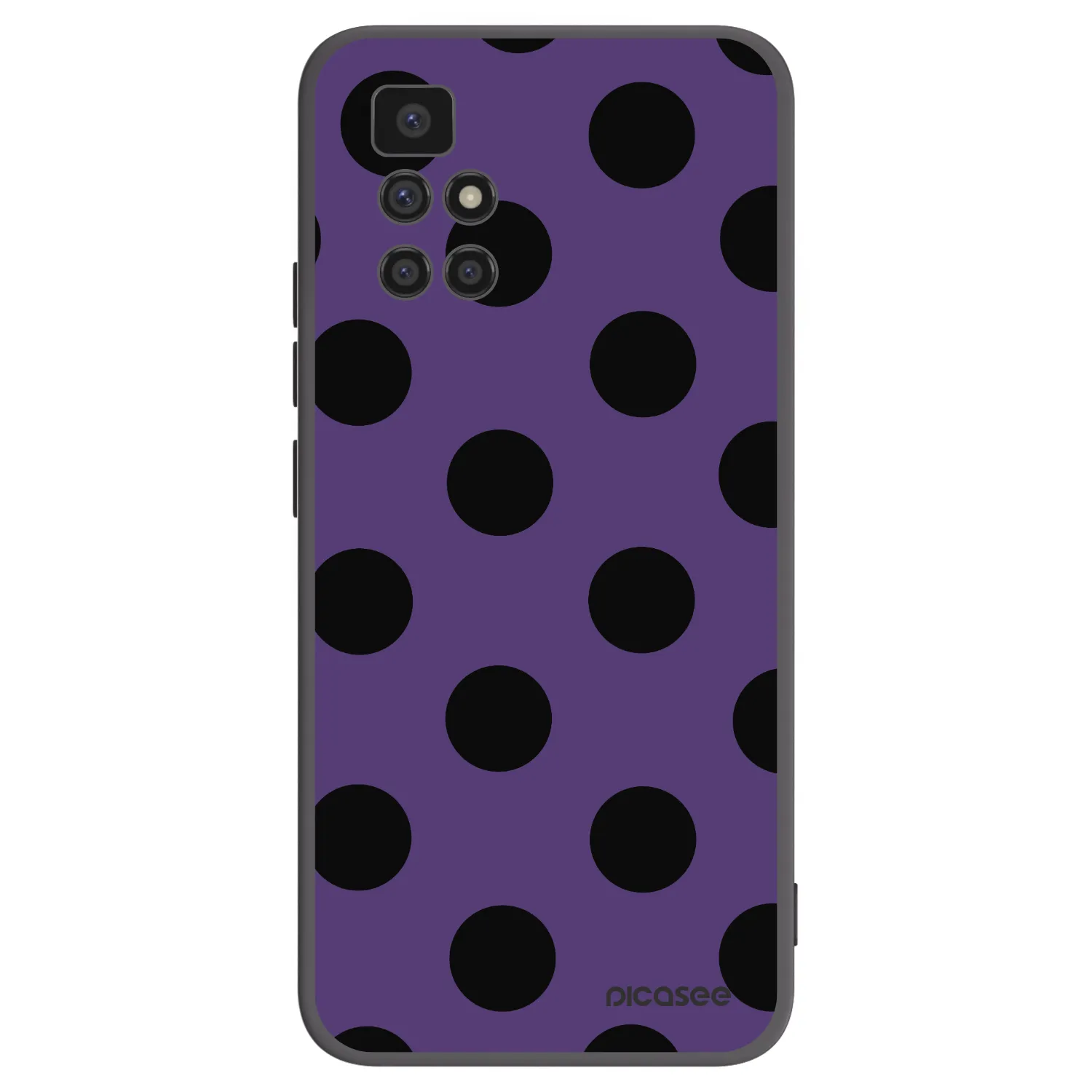 Picasee silikonowe czarne etui na Xiaomi Redmi 10 (2022) - Big flickers 2