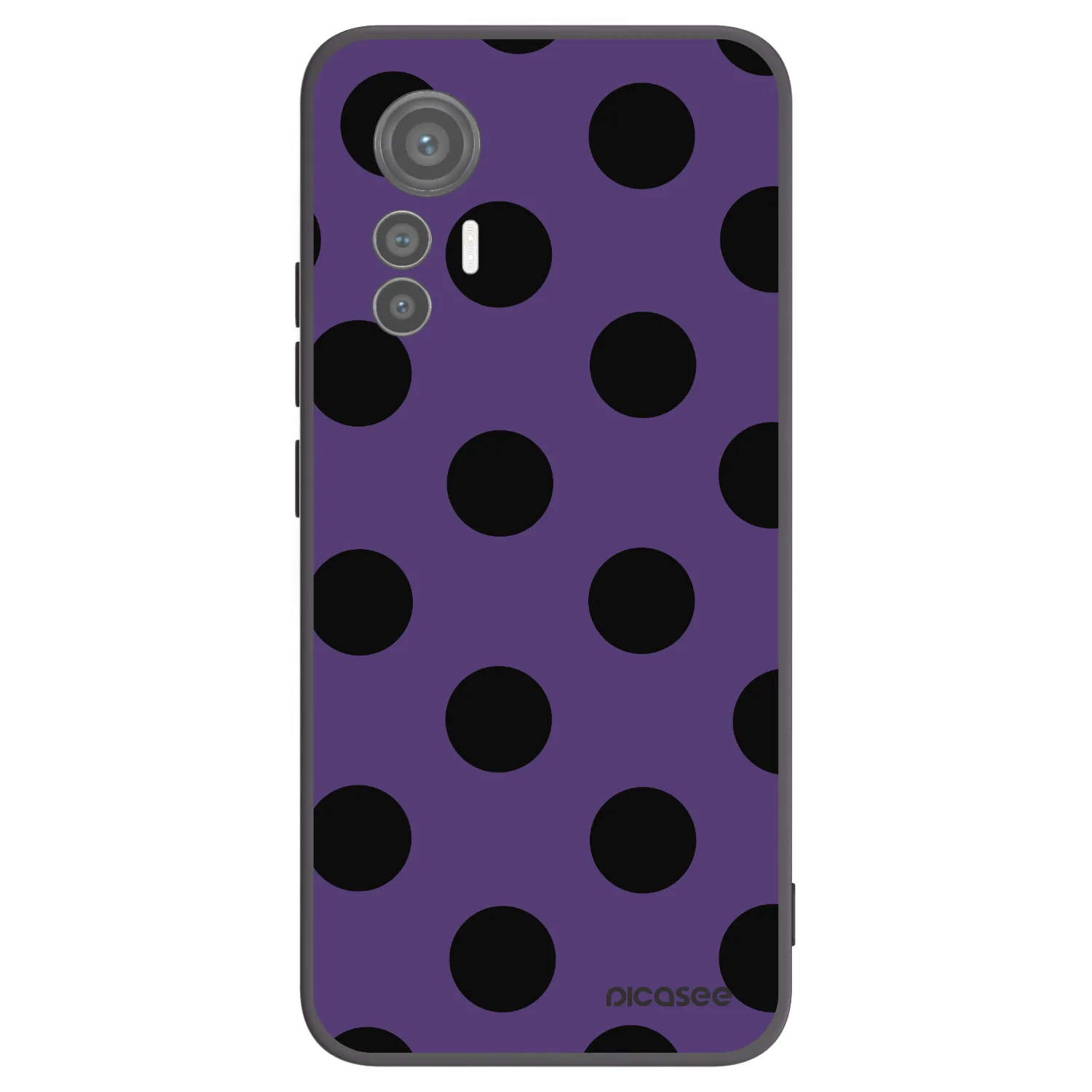 Picasee silikonowe czarne etui na Xiaomi 12 Lite - Big flickers 2