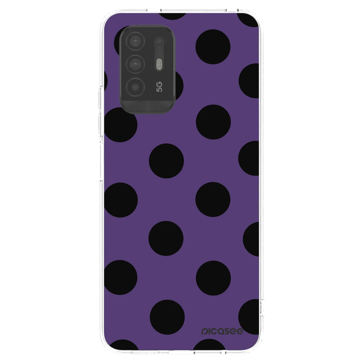 Picasee silikonowe przeźroczyste etui na OPPO A94 5G - Big flickers 2