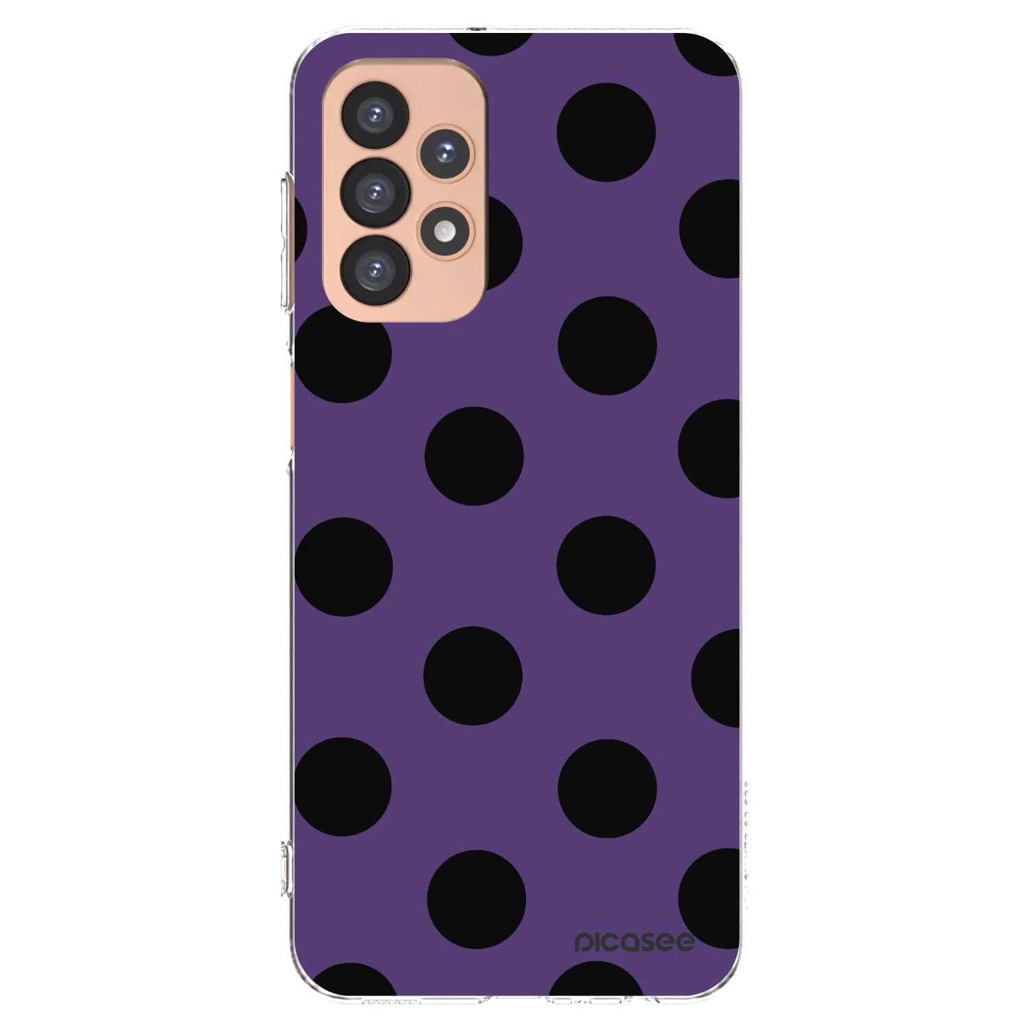 Picasee silikonowe przeźroczyste etui na Samsung Galaxy A23 A236B 5G - Big flickers 2