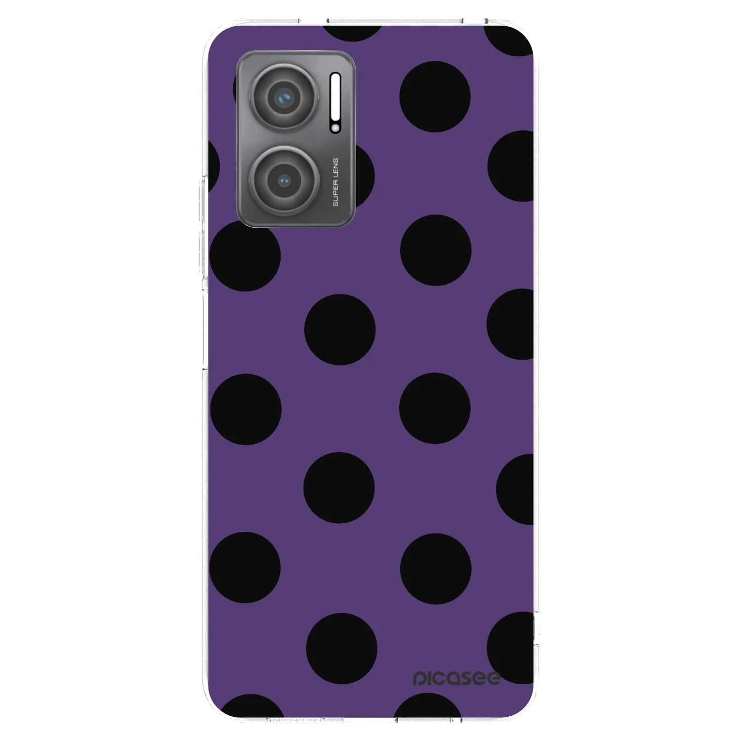 Picasee silikonowe przeźroczyste etui na Xiaomi Redmi 10 5G - Big flickers 2