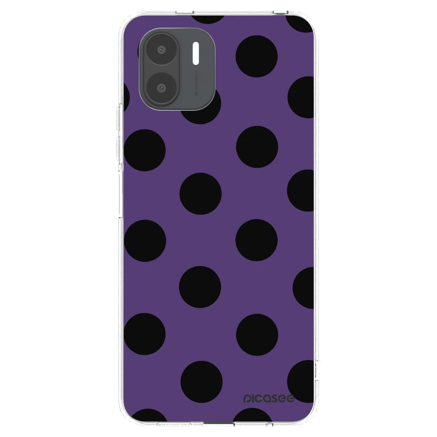 Picasee silikonowe przeźroczyste etui na Xiaomi Redmi A1 - Big flickers 2
