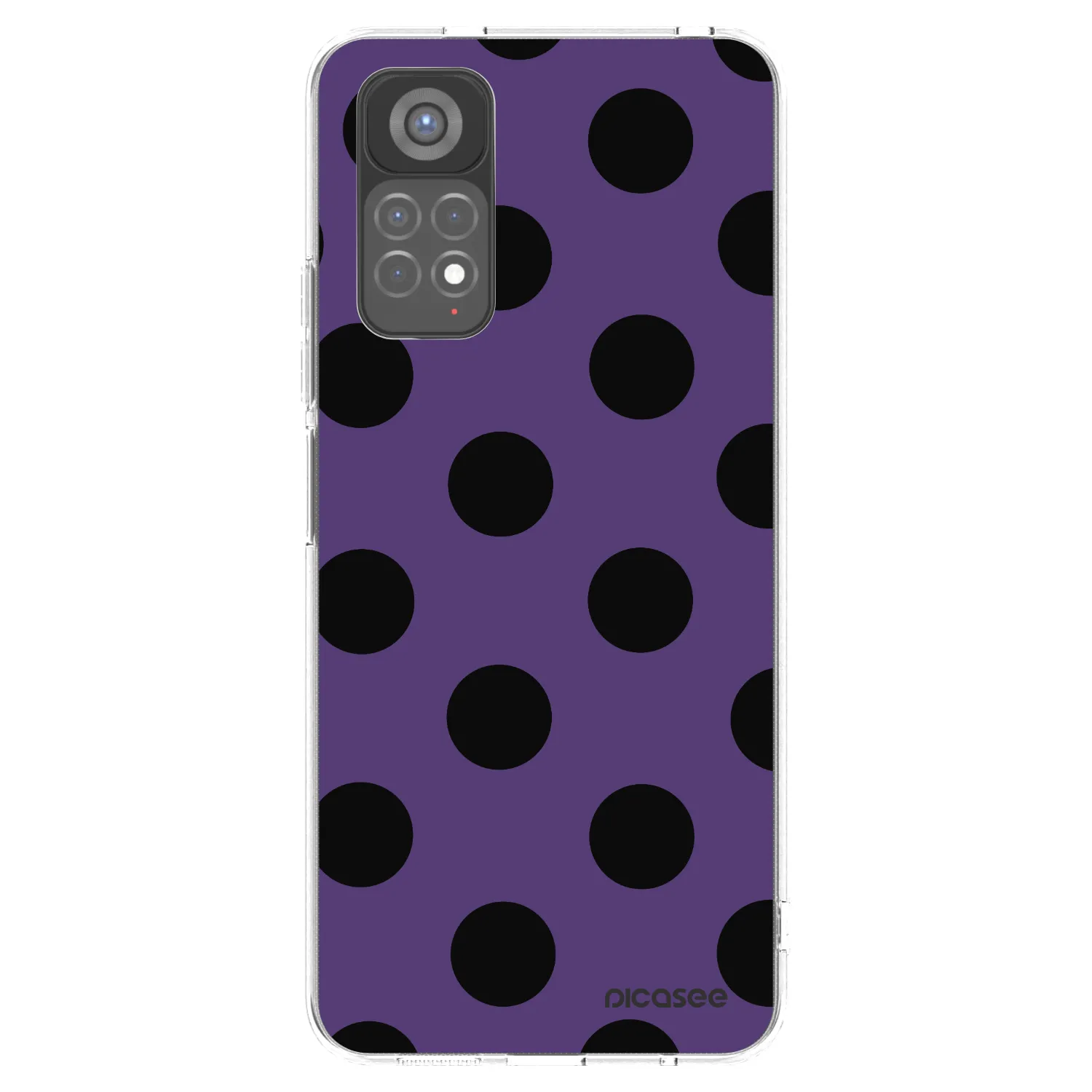 Picasee silikonowe przeźroczyste etui na Xiaomi Redmi Note 11S 5G - Big flickers 2