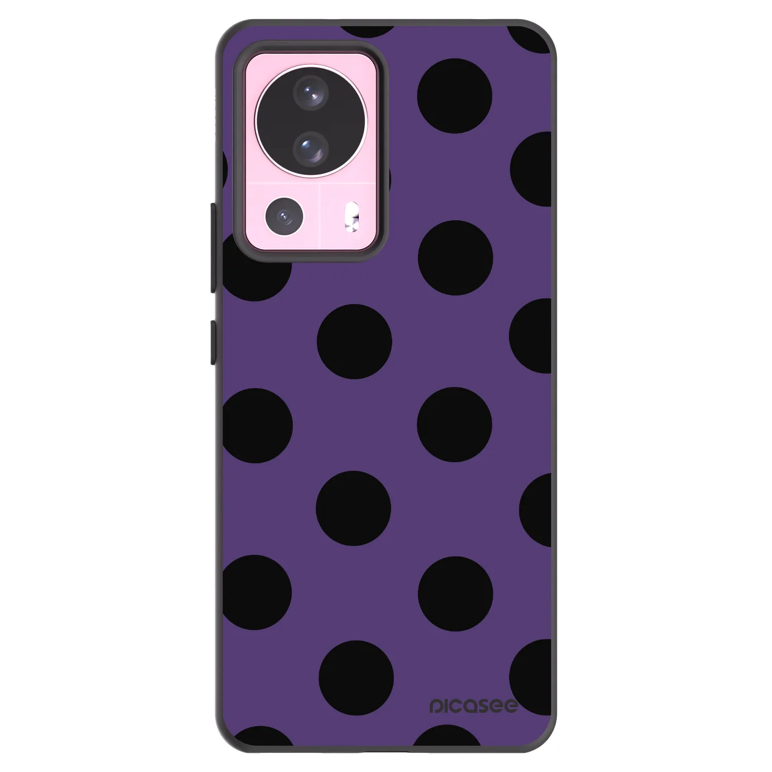 Picasee silikonowe czarne etui na Xiaomi 13 Lite - Big flickers 2