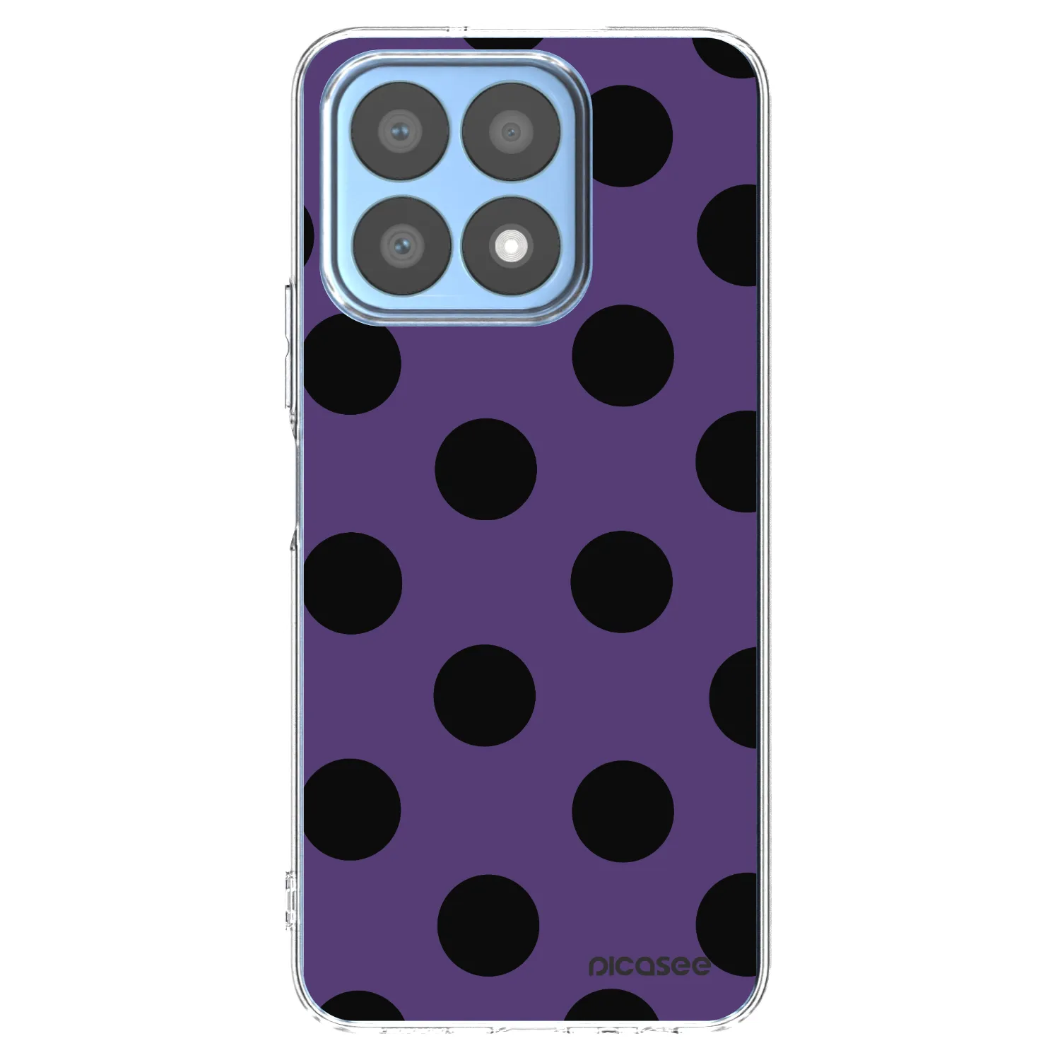 Picasee silikonowe przeźroczyste etui na Honor X8a - Big flickers 2