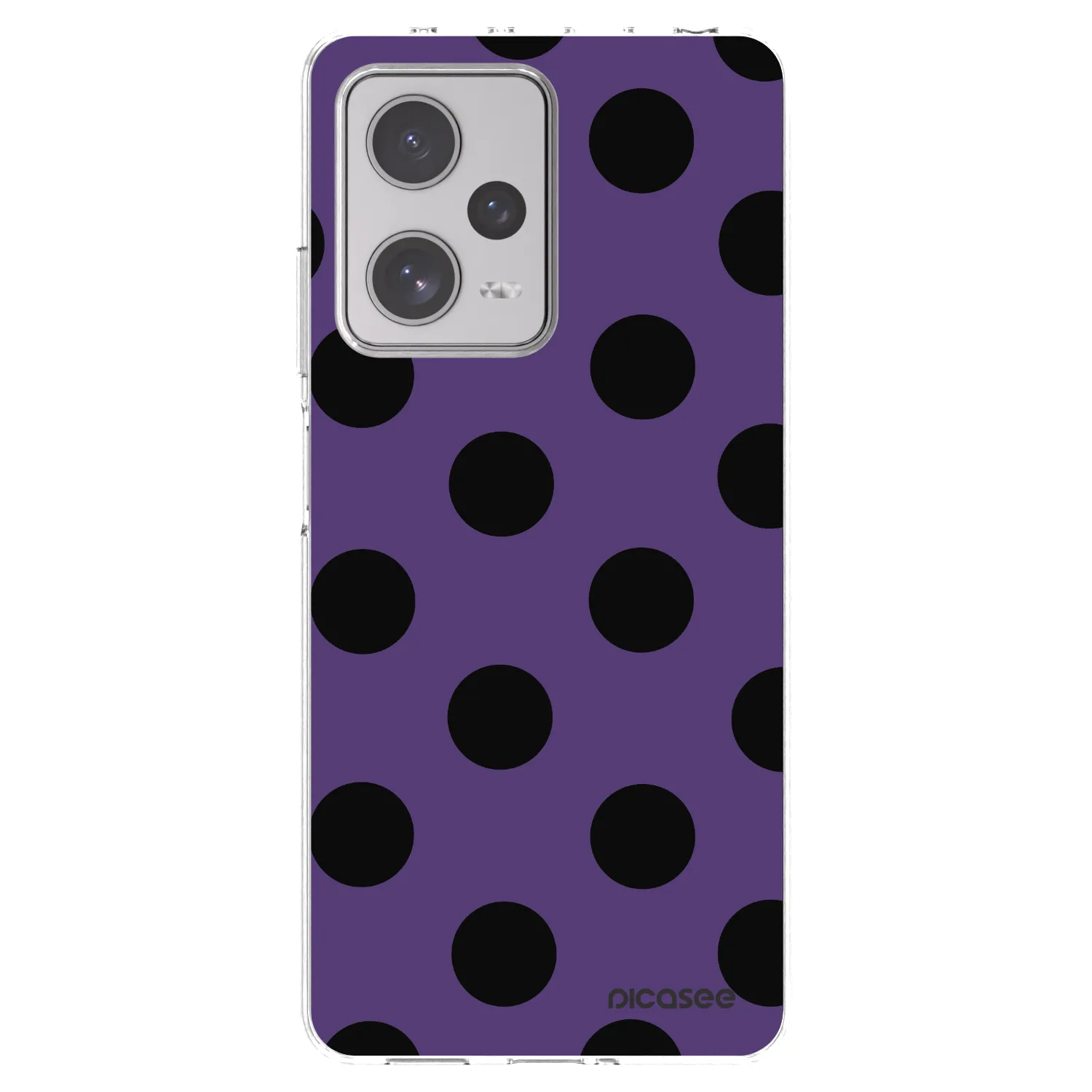 Picasee silikonowe przeźroczyste etui na Xiaomi Redmi Note 12 Pro+ 5G - Big flickers 2