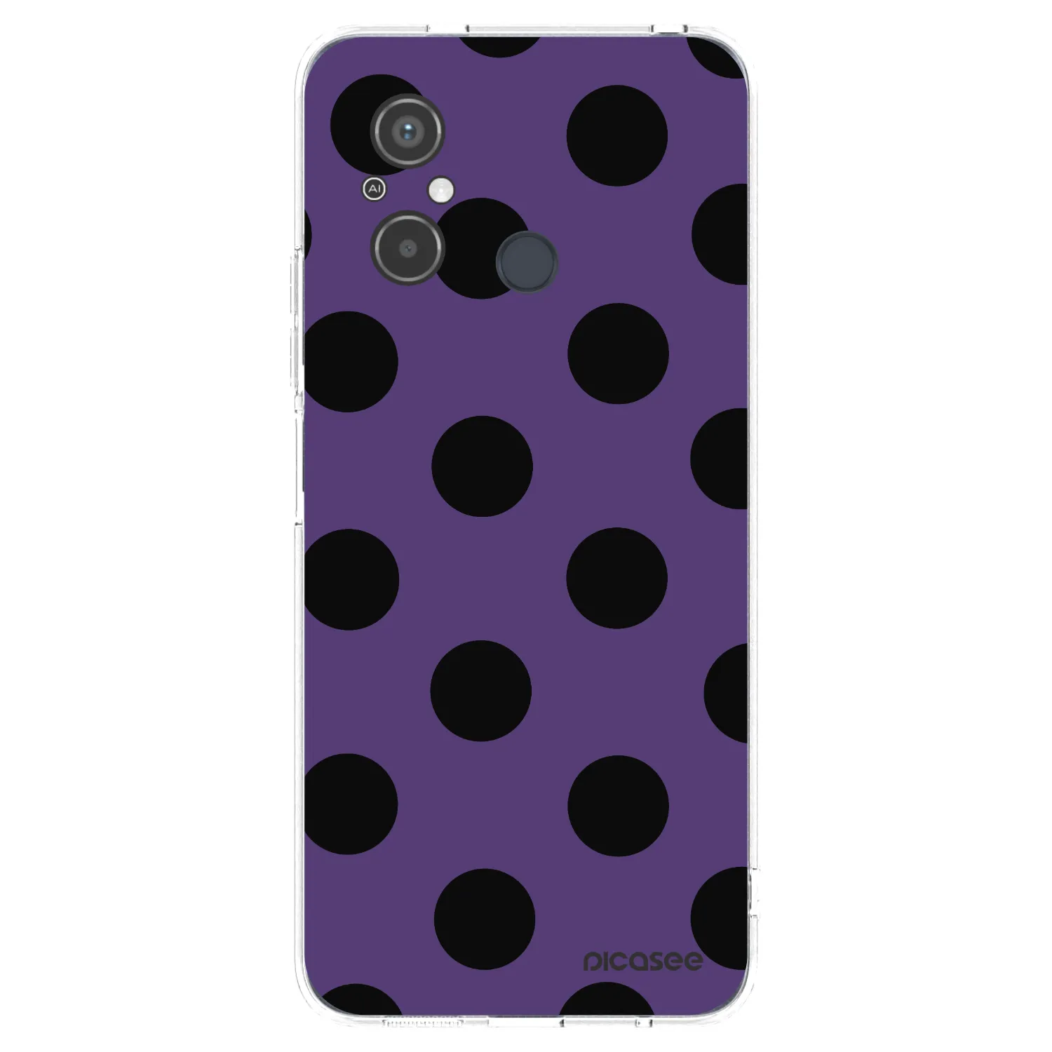 Picasee silikonowe przeźroczyste etui na Xiaomi Redmi 12C - Big flickers 2