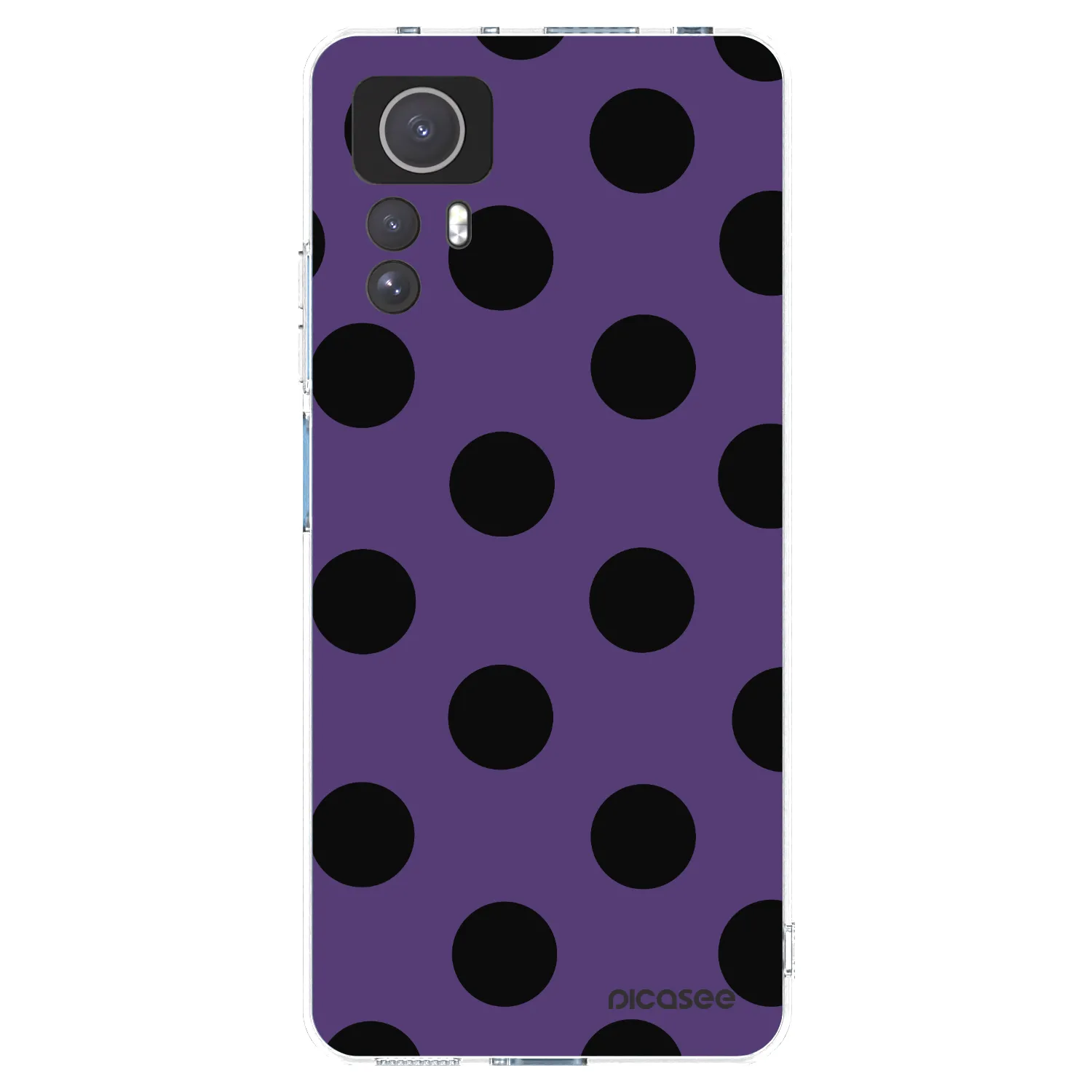 Picasee silikonowe przeźroczyste etui na Xiaomi Redmi Note 12S - Big flickers 2
