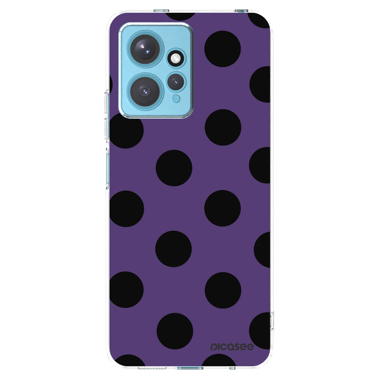 Picasee silikonowe przeźroczyste etui na Xiaomi Redmi Note 12 4G - Big flickers 2