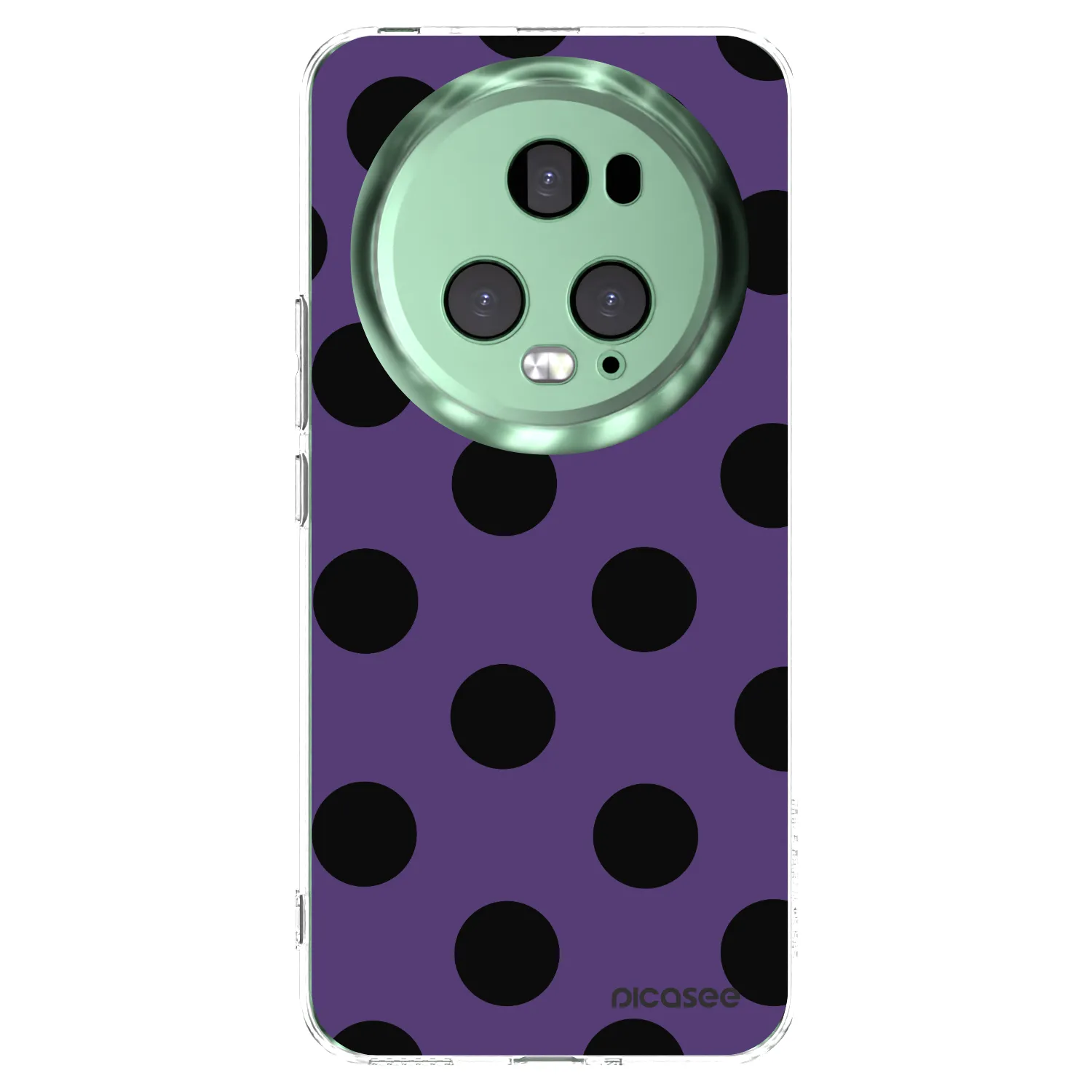 Picasee silikonowe przeźroczyste etui na Honor Magic5 Pro - Big flickers 2