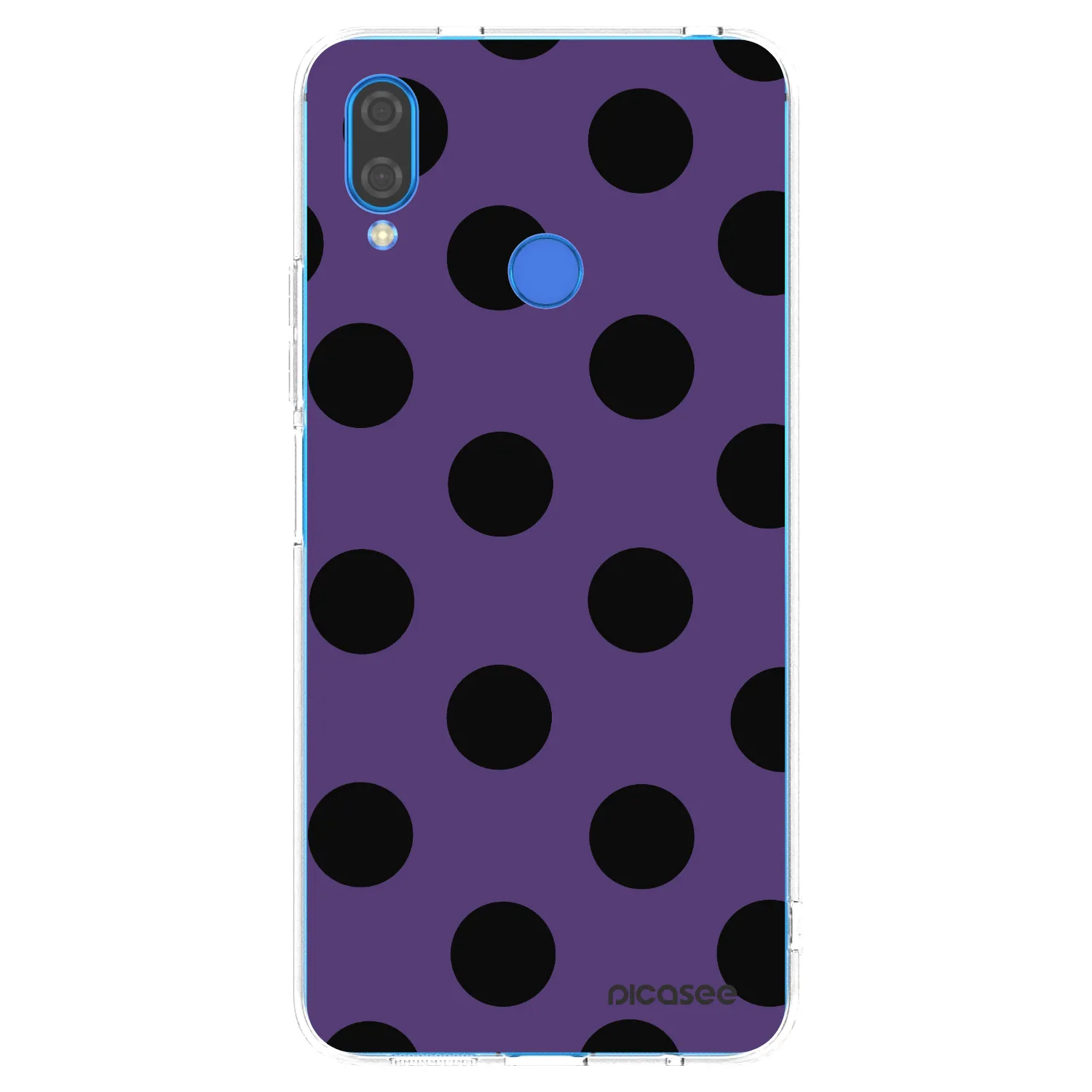 Picasee silikonowe przeźroczyste etui na Huawei Nova 3 - Big flickers 2
